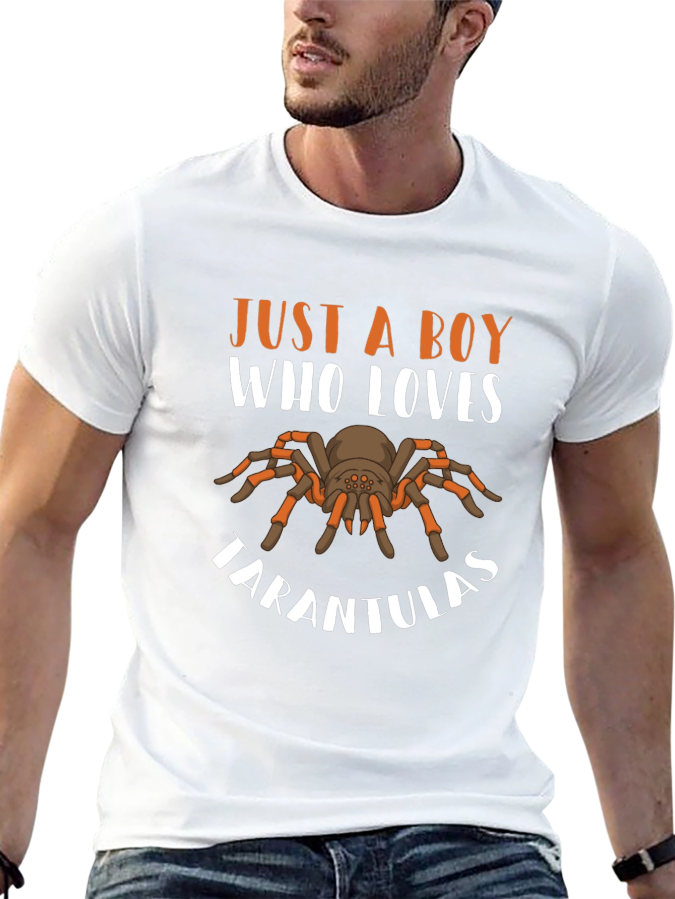 Tarantula Lover Boy Black T-Shirt