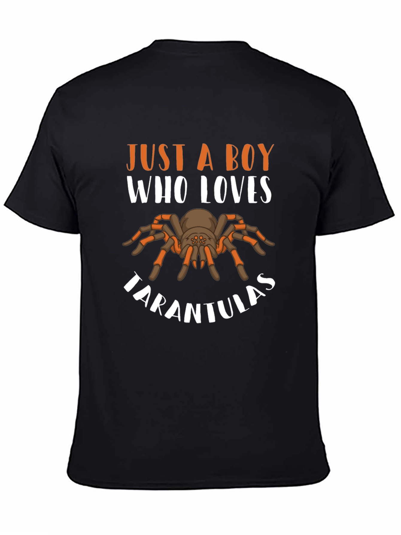Tarantula Lover Boy Black T-Shirt