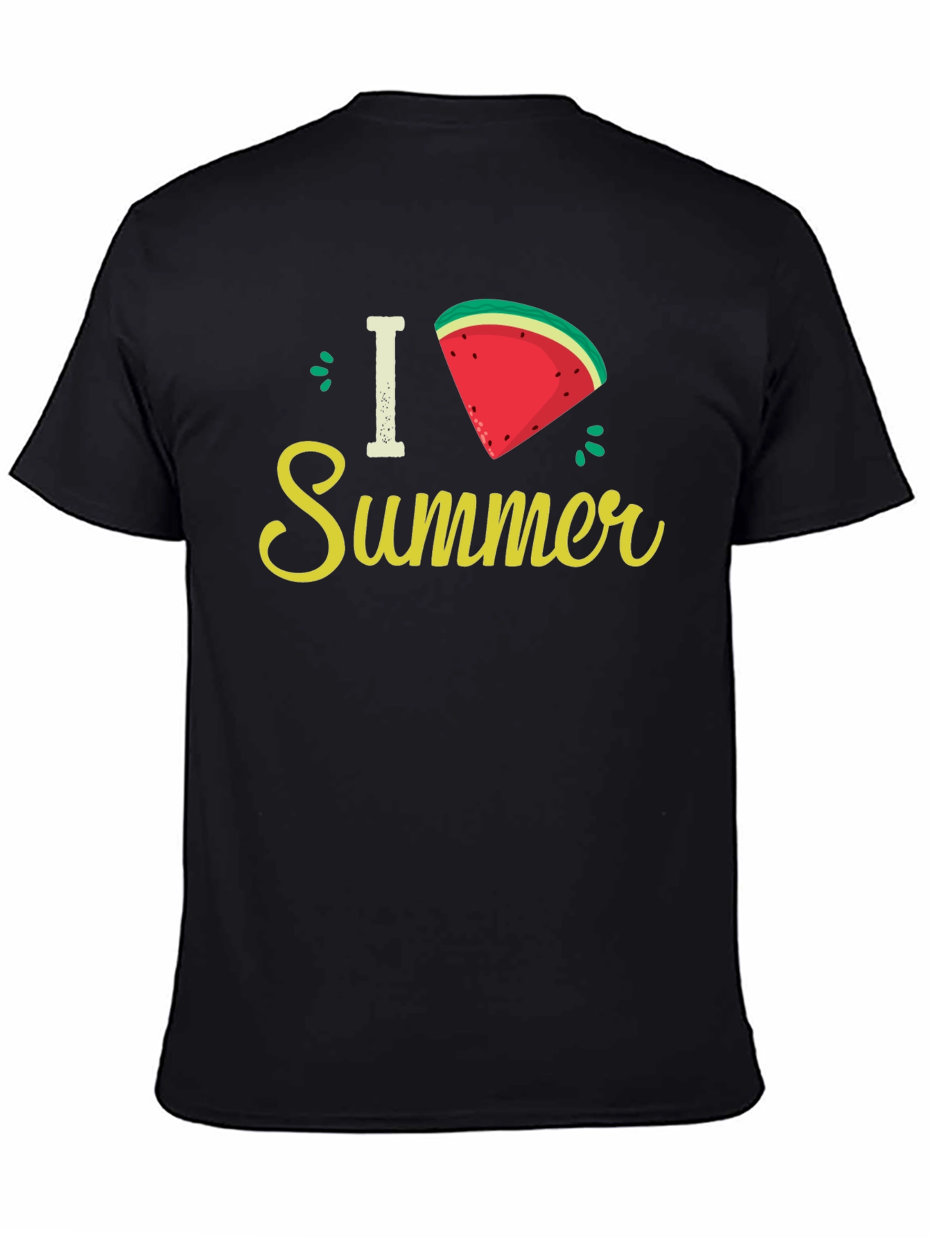 I Love Summer Watermelon Slice Graphic Tee