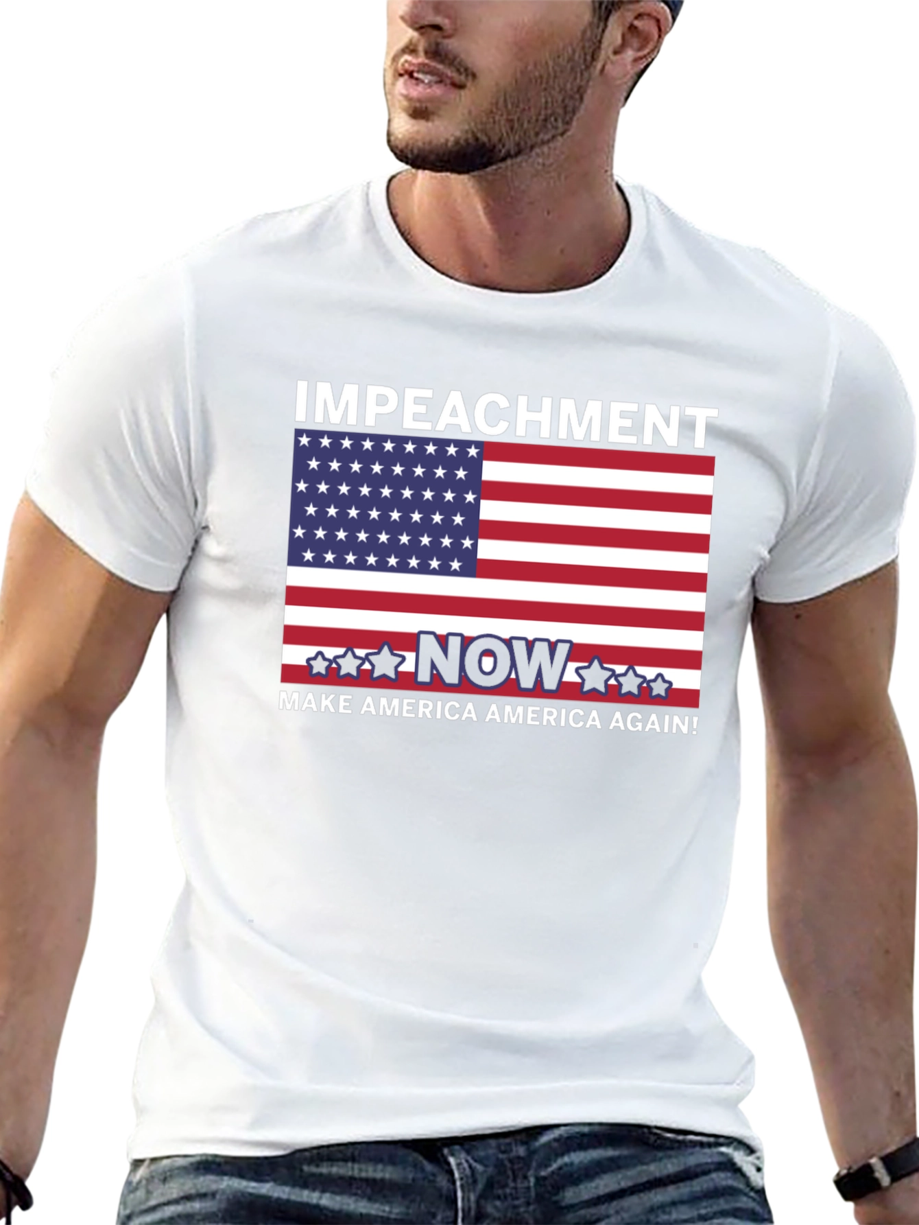 Impeach Trump Now T-Shirt - Make America Great Again