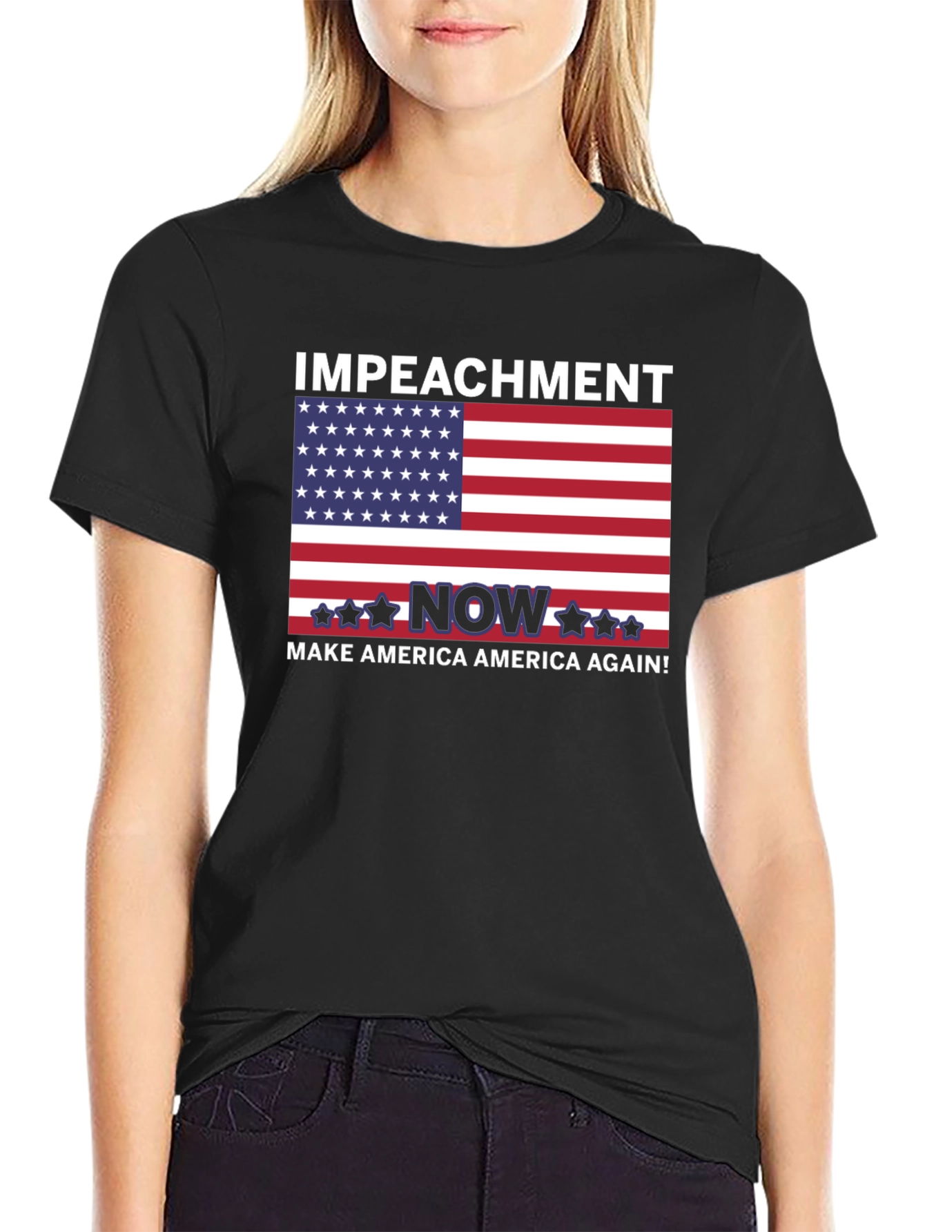 Impeach Trump Now T-Shirt - Make America Great Again
