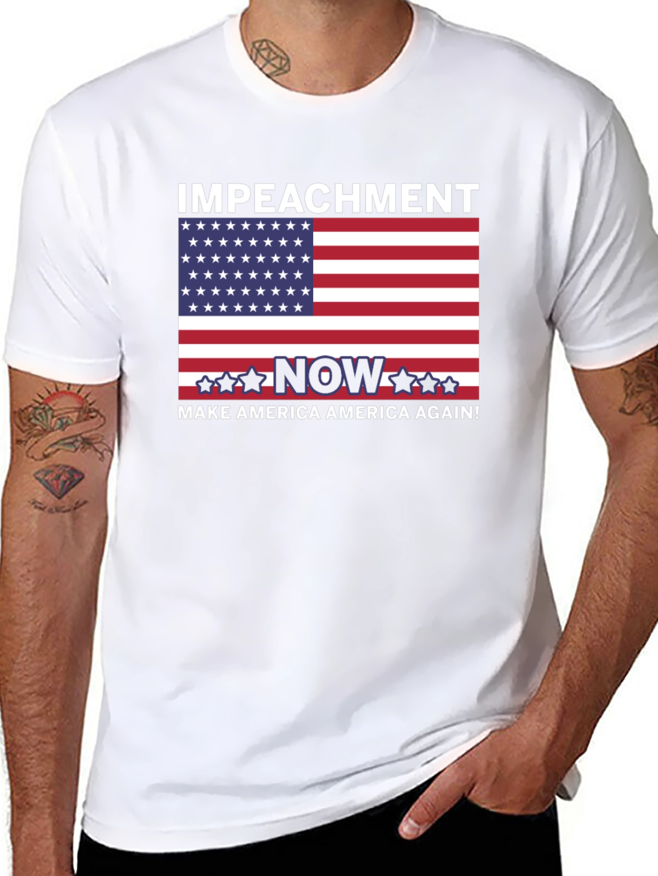 Impeach Trump Now T-Shirt - Make America Great Again