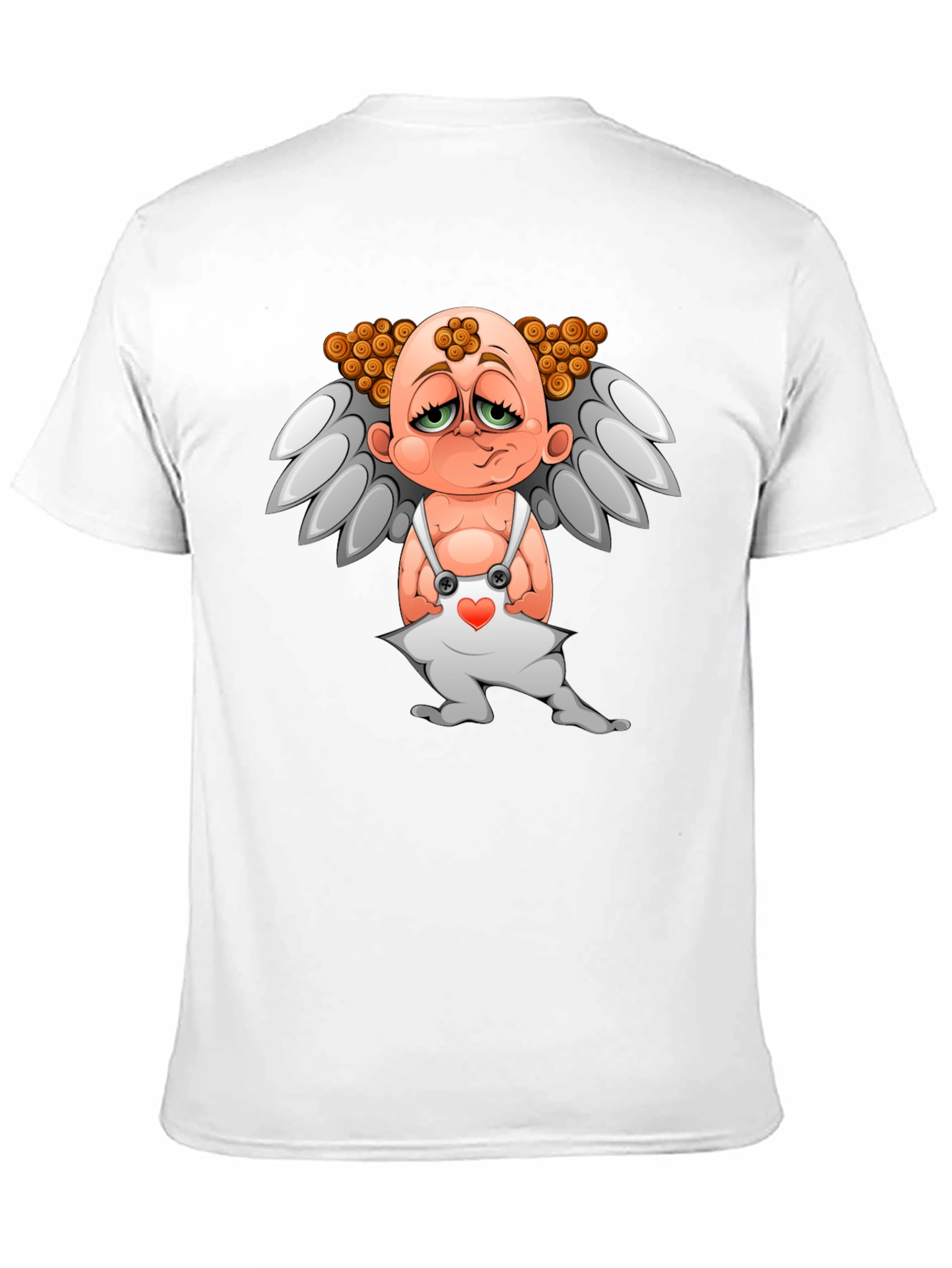 Cupid T-Shirt - Graphic Tee - Black Cotton Blend