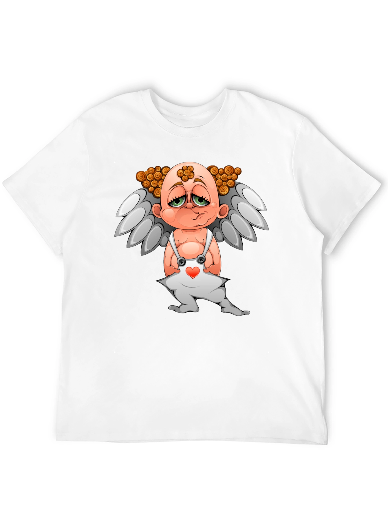 Cupid T-Shirt - Graphic Tee - Black Cotton Blend