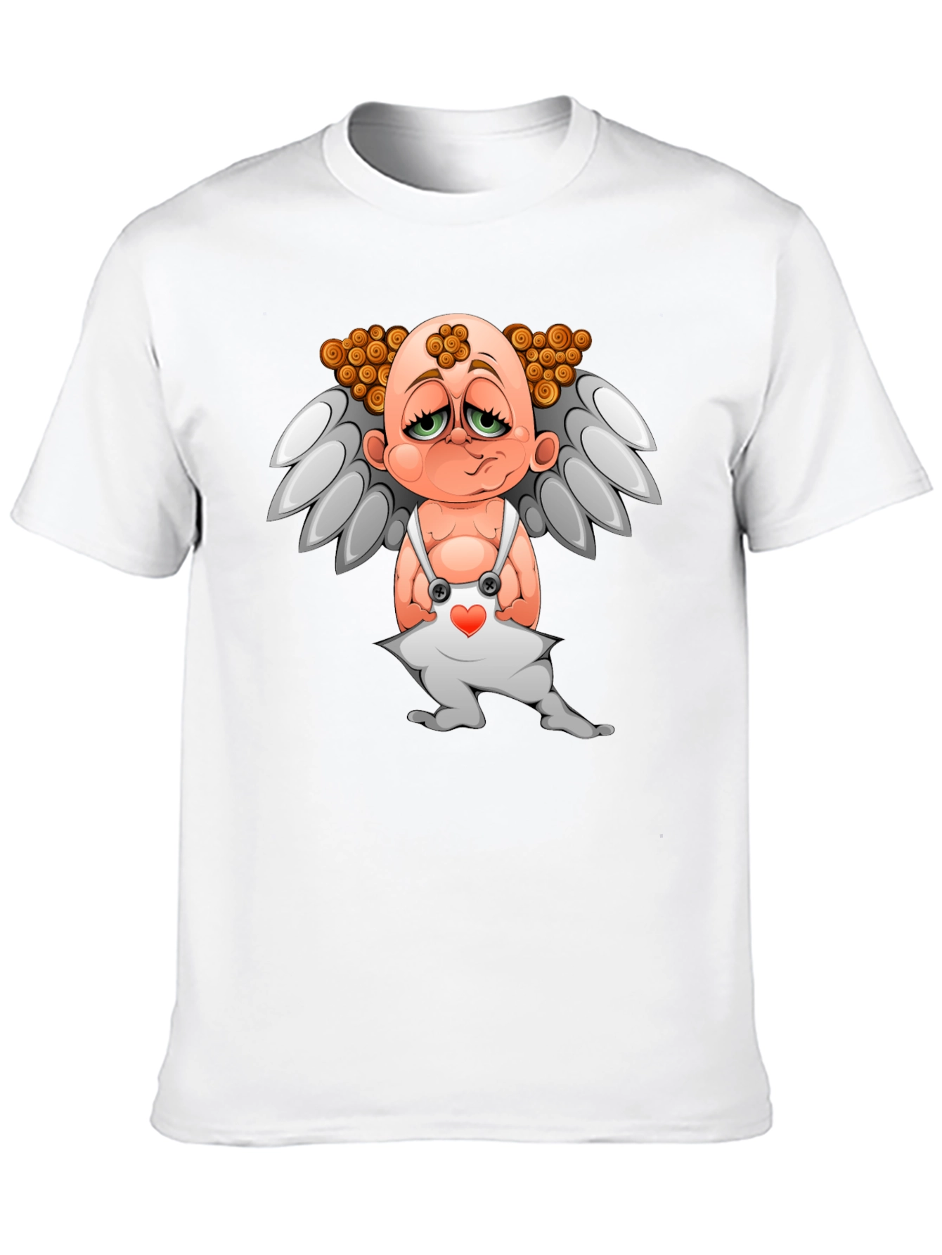 Cupid T-Shirt - Graphic Tee - Black Cotton Blend