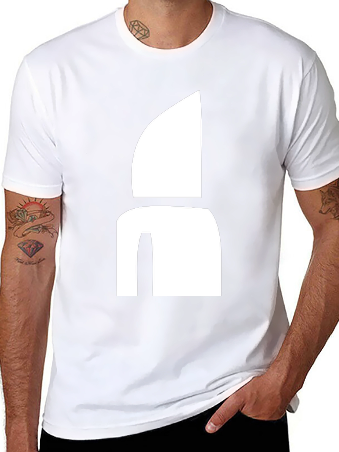 Abstract Graphic Tee - Modern Minimalist Design