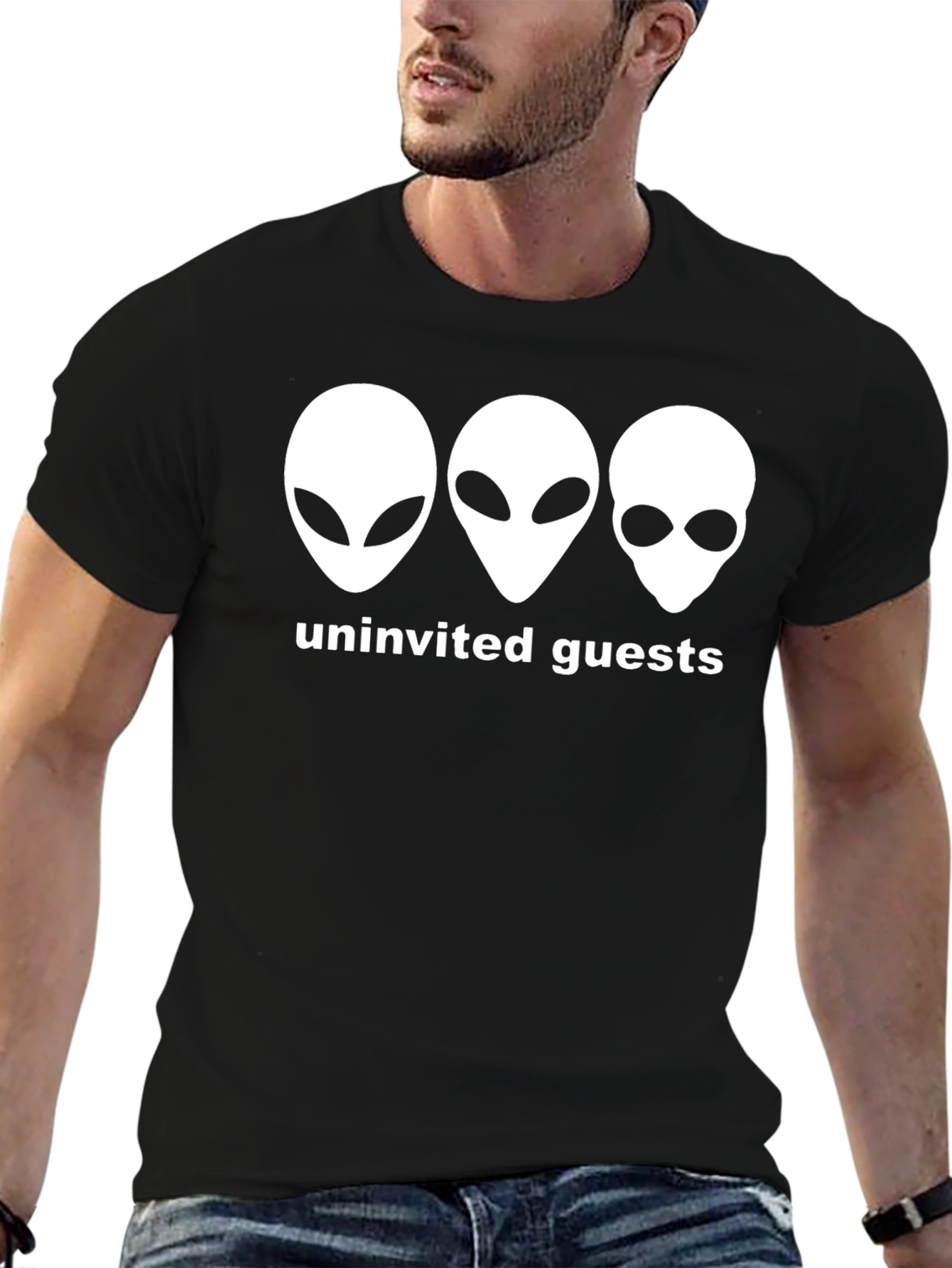 Uninvited Guests Alien T-Shirt - Black