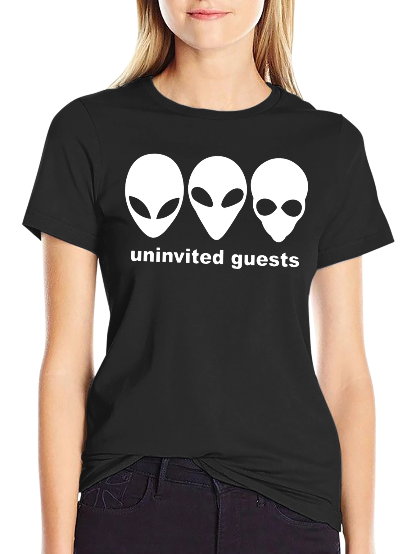 Uninvited Guests Alien T-Shirt - Black