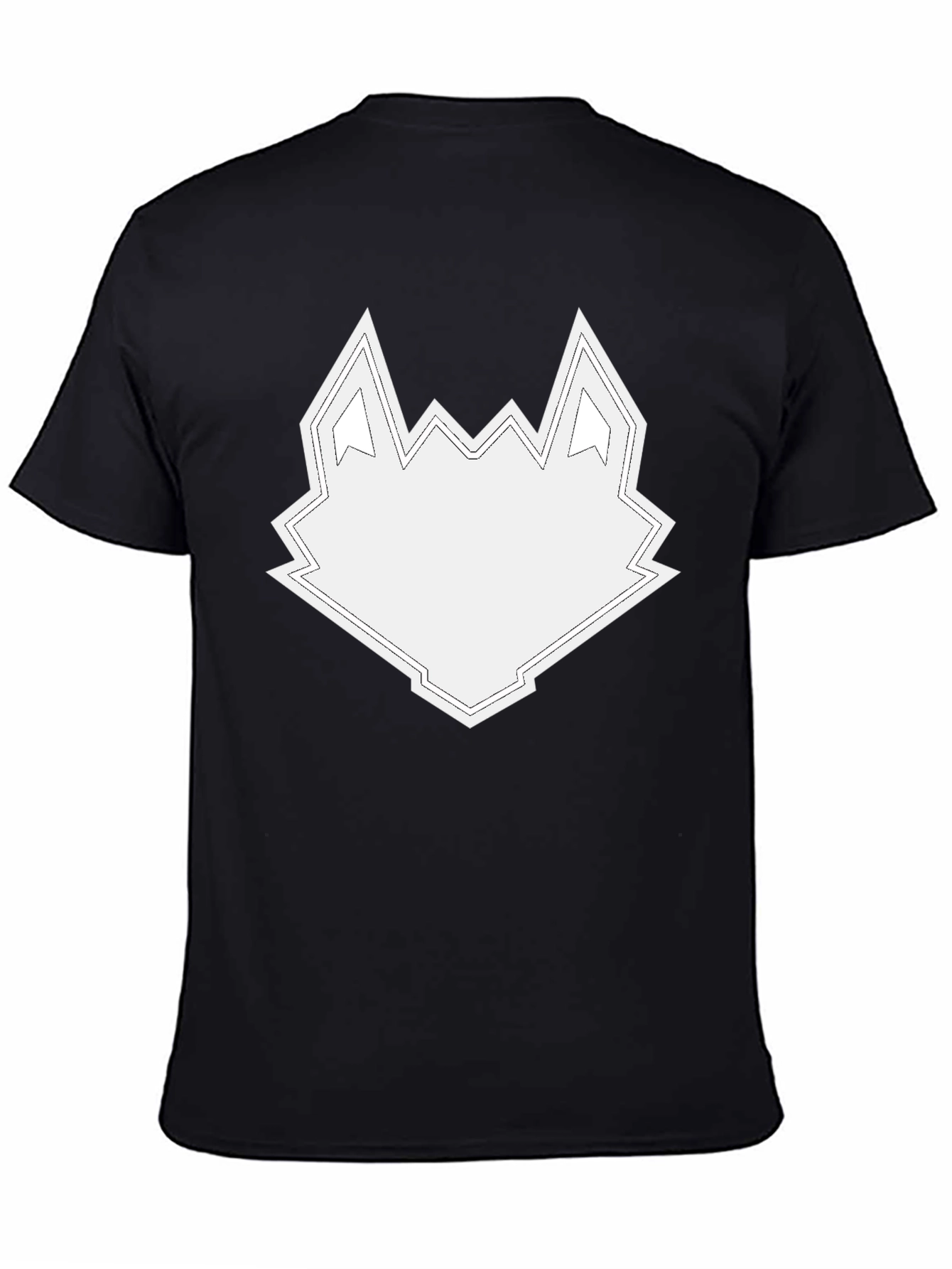 Geometric Wolf Head Graphic Tee