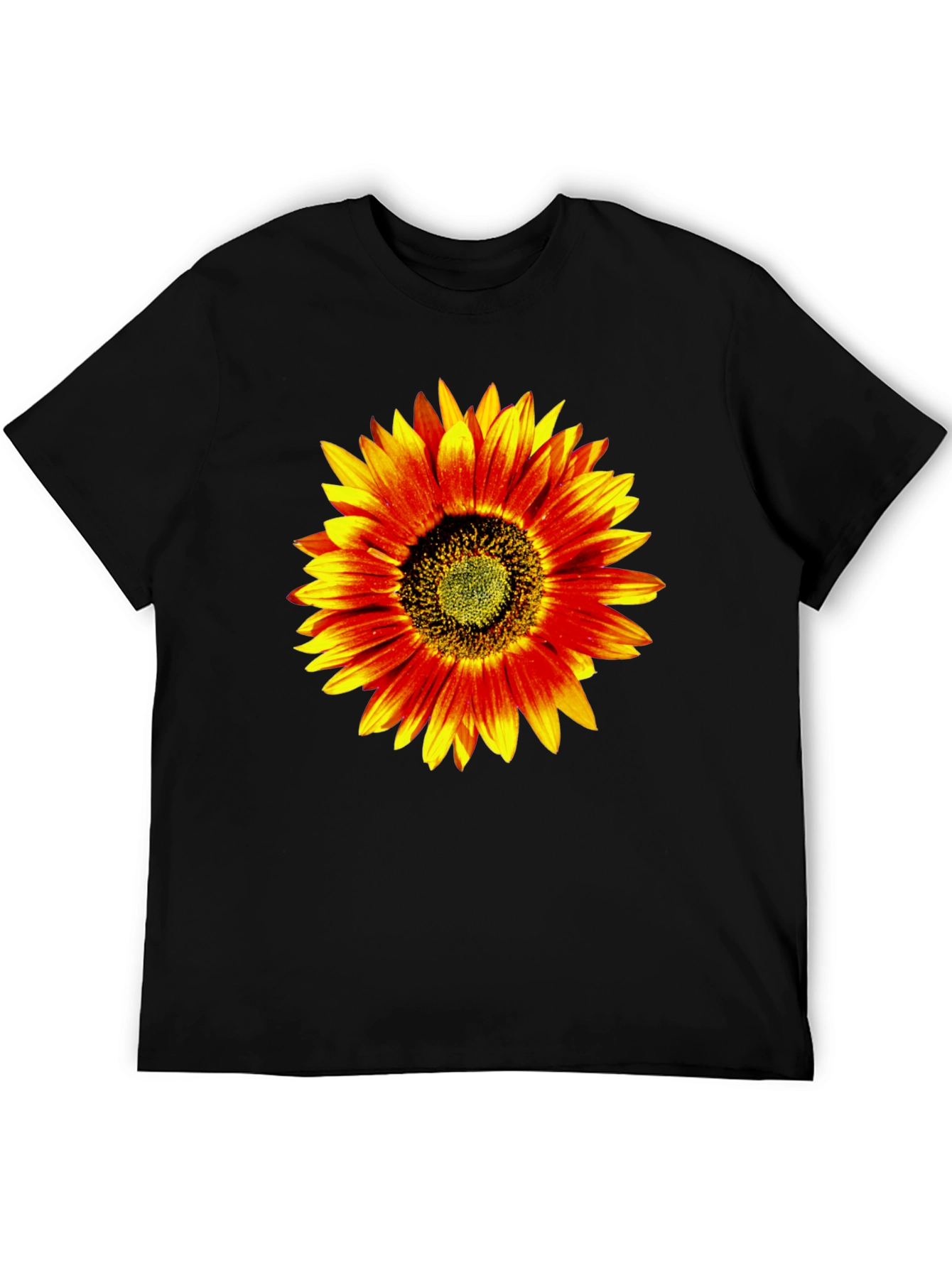 Sunflower Graphic T-Shirt - Black