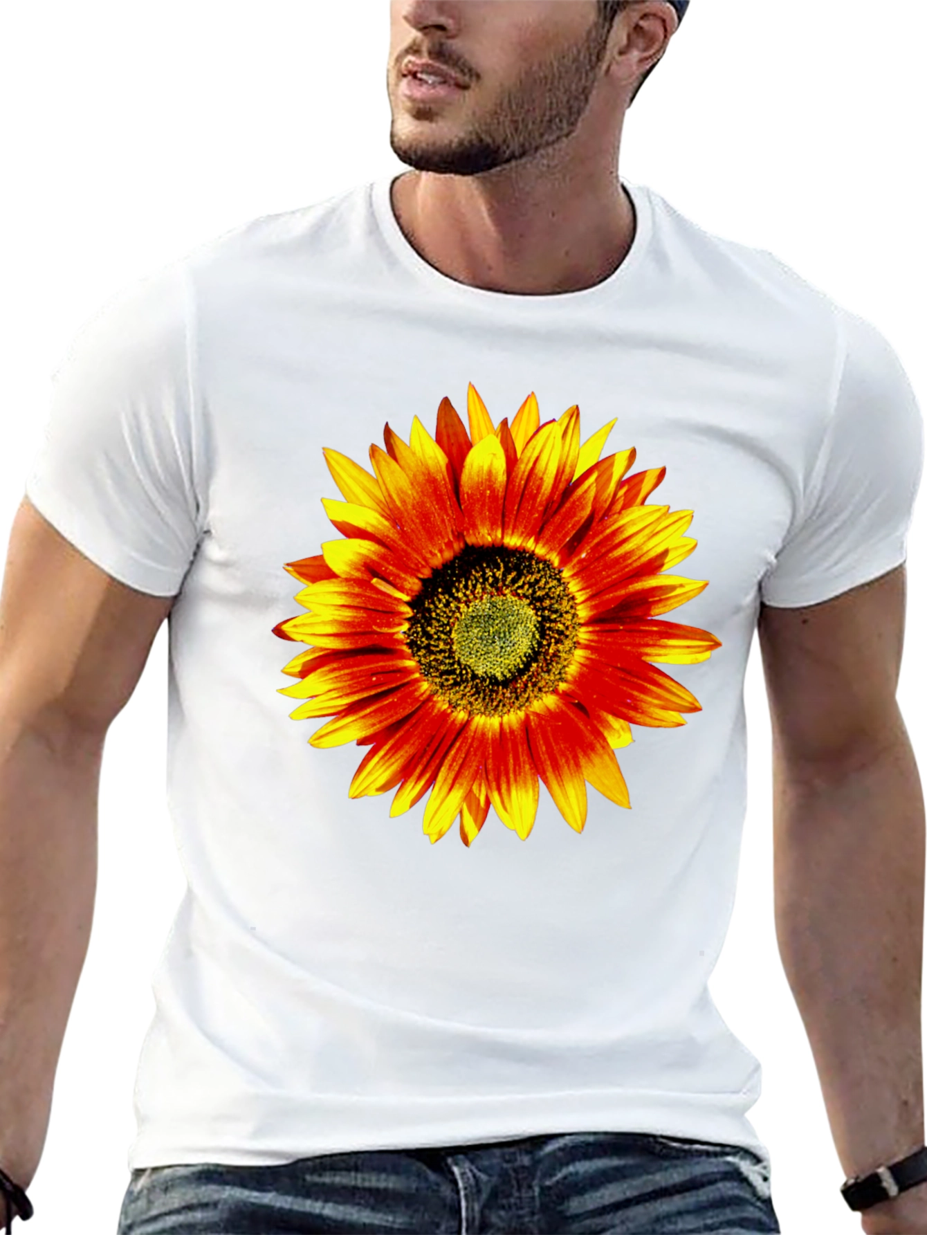 Sunflower Graphic T-Shirt - Black