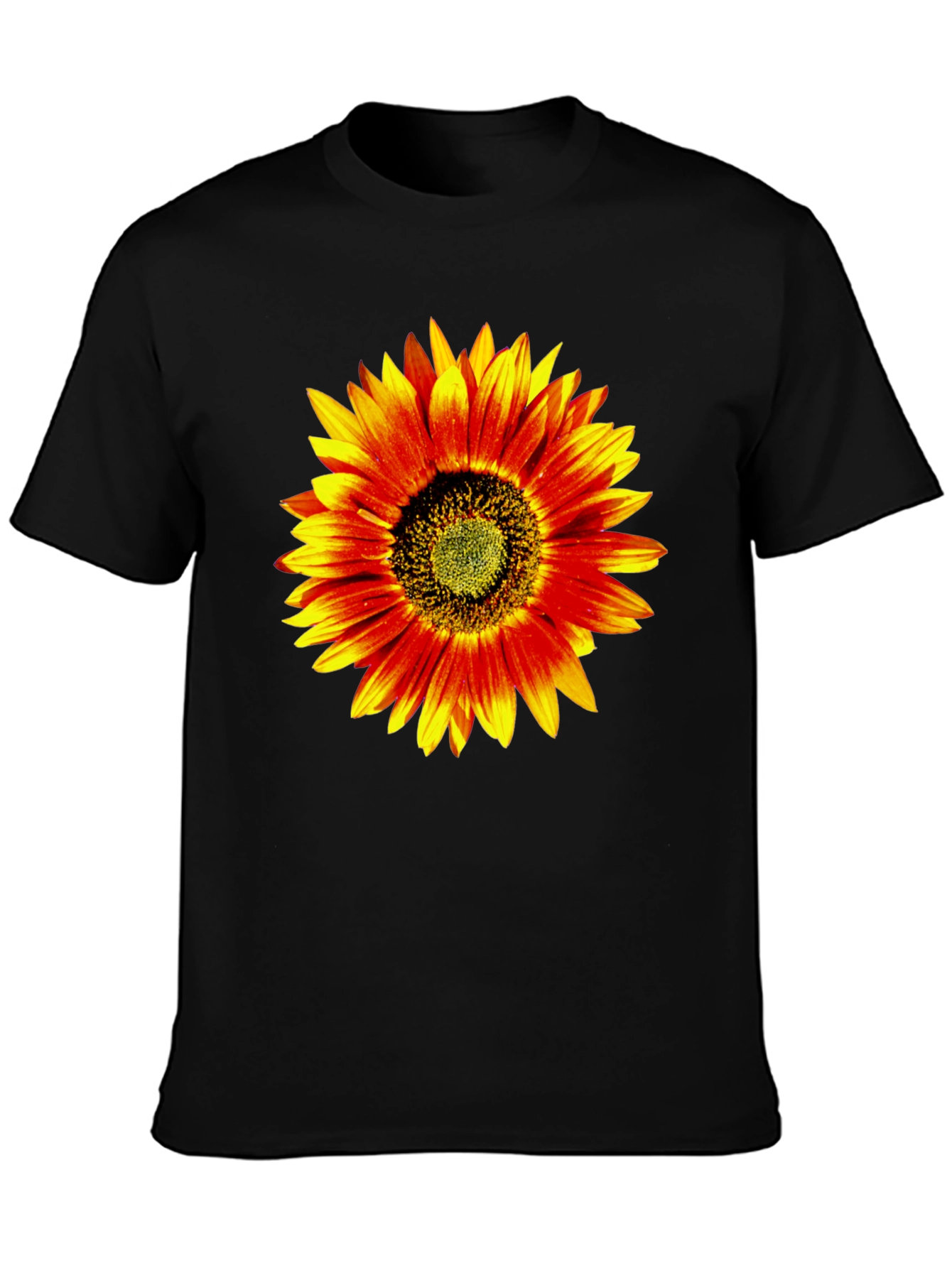 Sunflower Graphic T-Shirt - Black