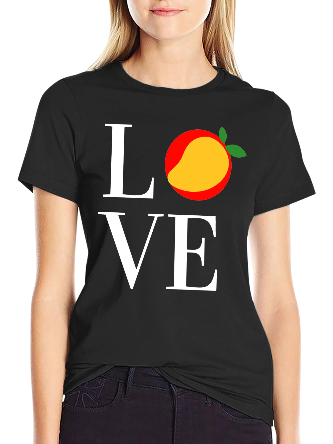 Love Mango Graphic Tee - Trendy Fruit T-Shirt