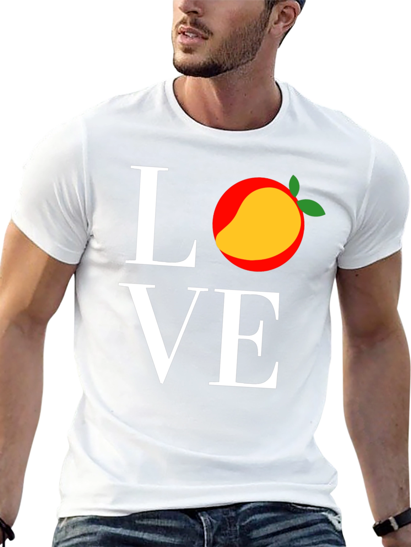 Love Mango Graphic Tee - Trendy Fruit T-Shirt