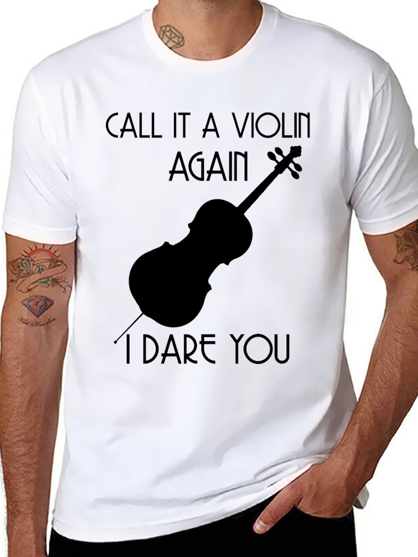 Funny Cello T-Shirt - Call It A Violin Again