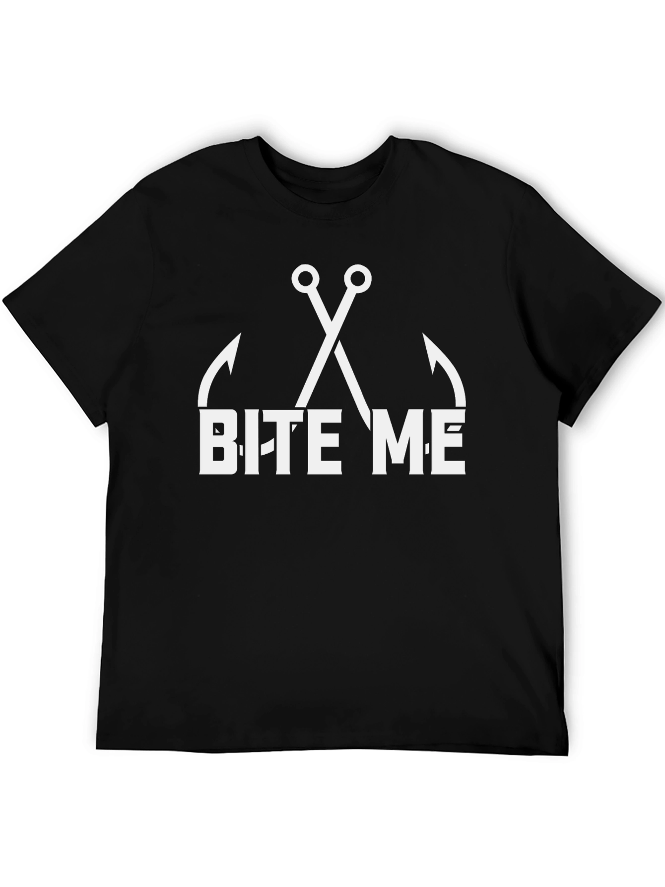 Bite Me Fishing Hook T-Shirt - Funny Angler Tee