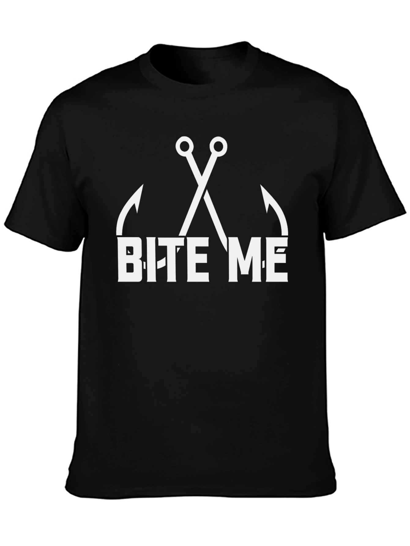 Bite Me Fishing Hook T-Shirt - Funny Angler Tee