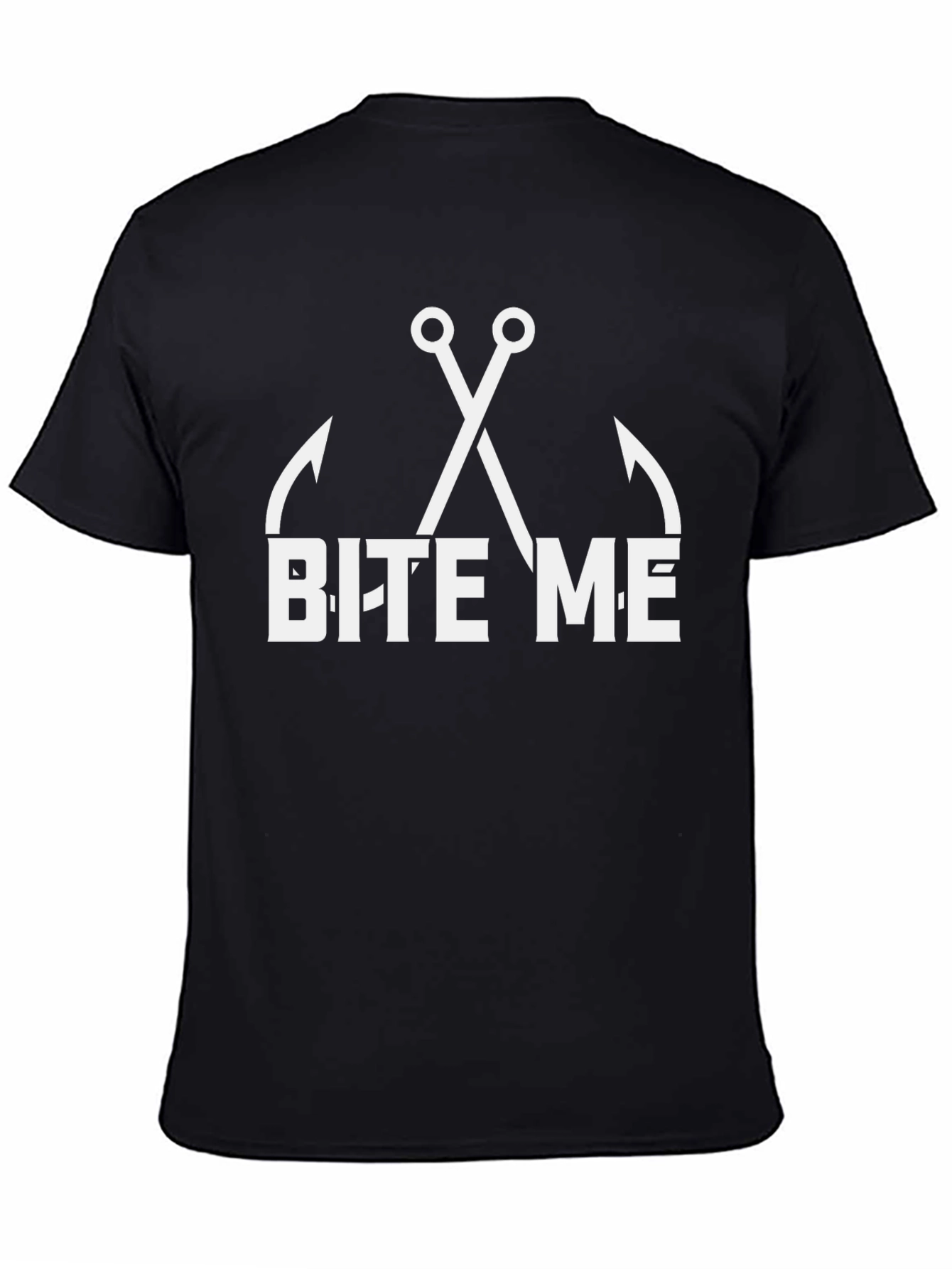 Bite Me Fishing Hook T-Shirt - Funny Angler Tee