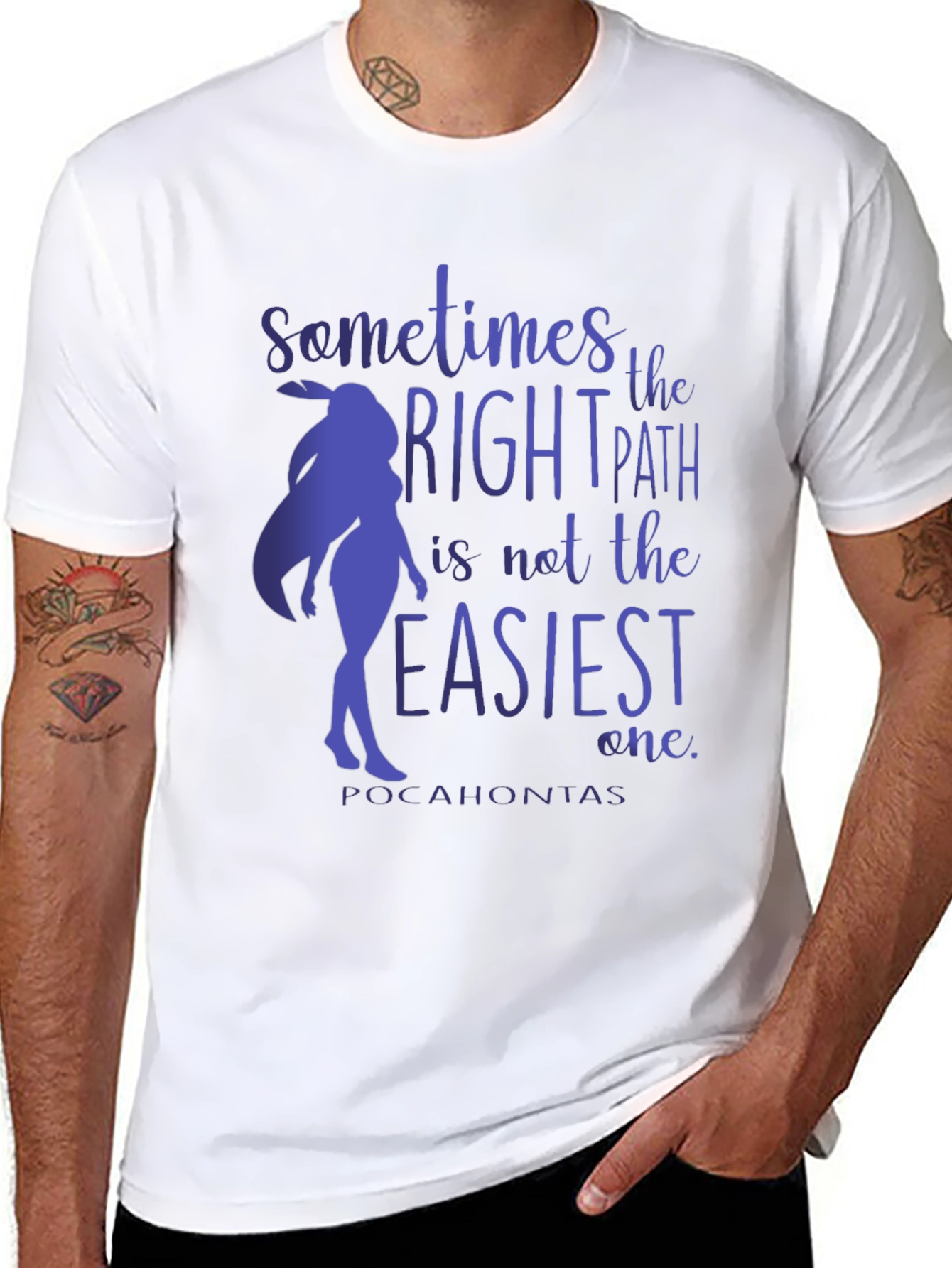 Pocahontas T-Shirt - Right Path Graphic Tee