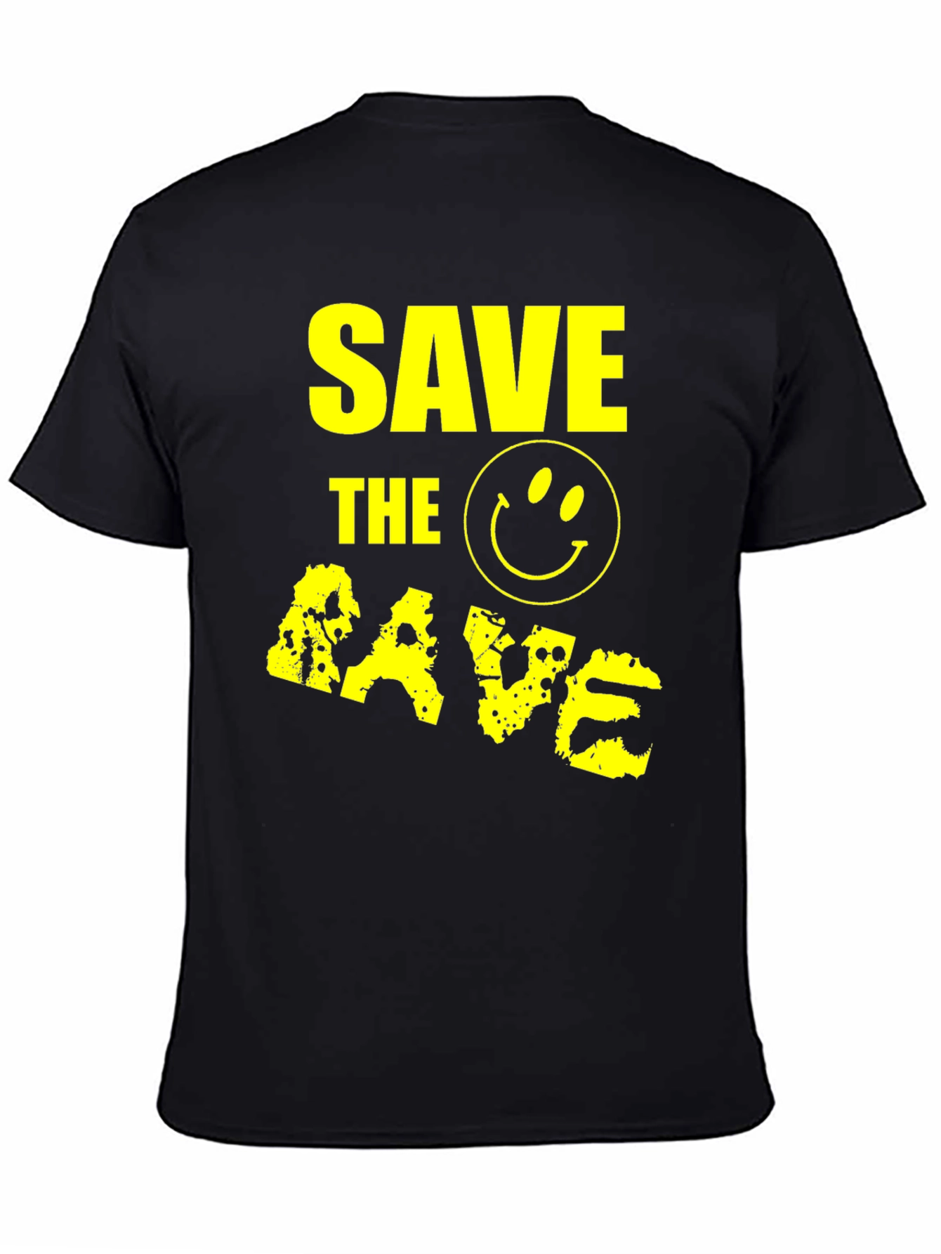 Save the Rave Graphic T-Shirt - Smiley Face
