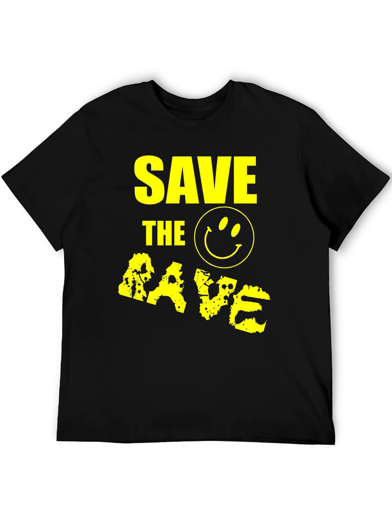 Save the Rave Graphic T-Shirt - Smiley Face