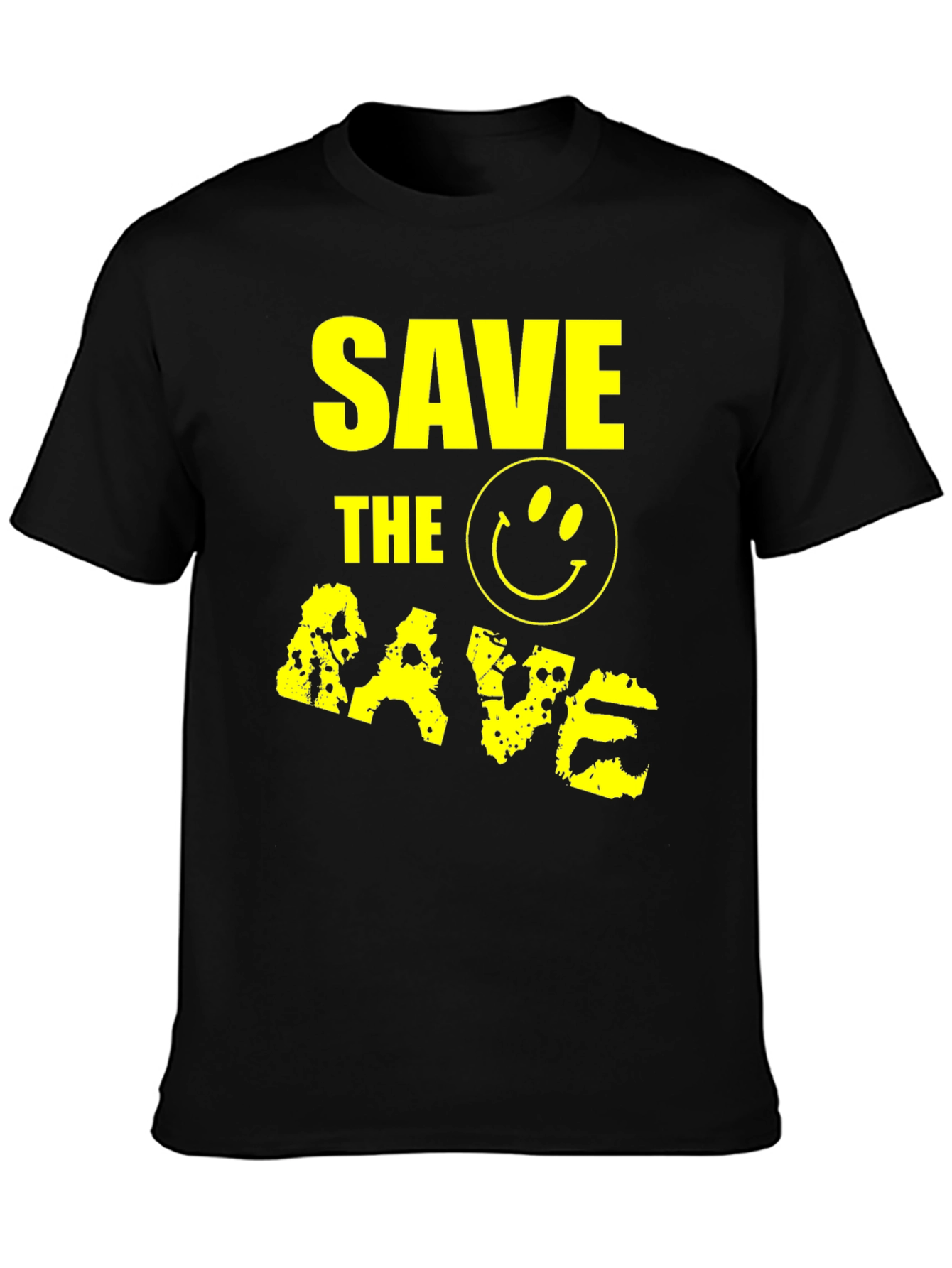 Save the Rave Graphic T-Shirt - Smiley Face