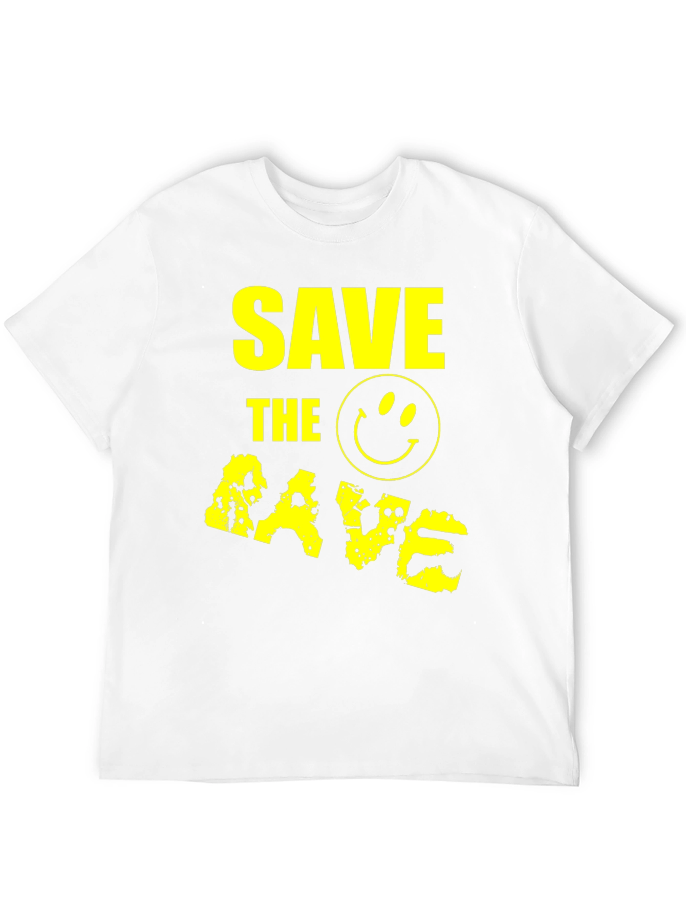 Save the Rave Graphic T-Shirt - Smiley Face