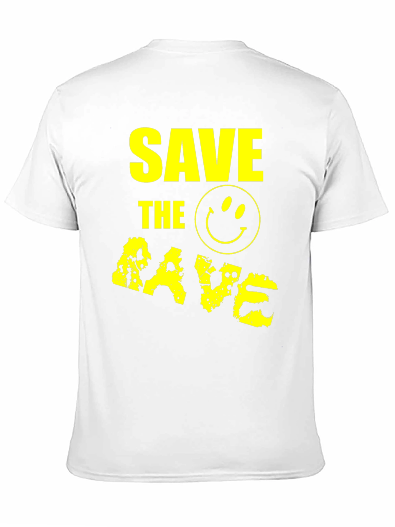 Save the Rave Graphic T-Shirt - Smiley Face