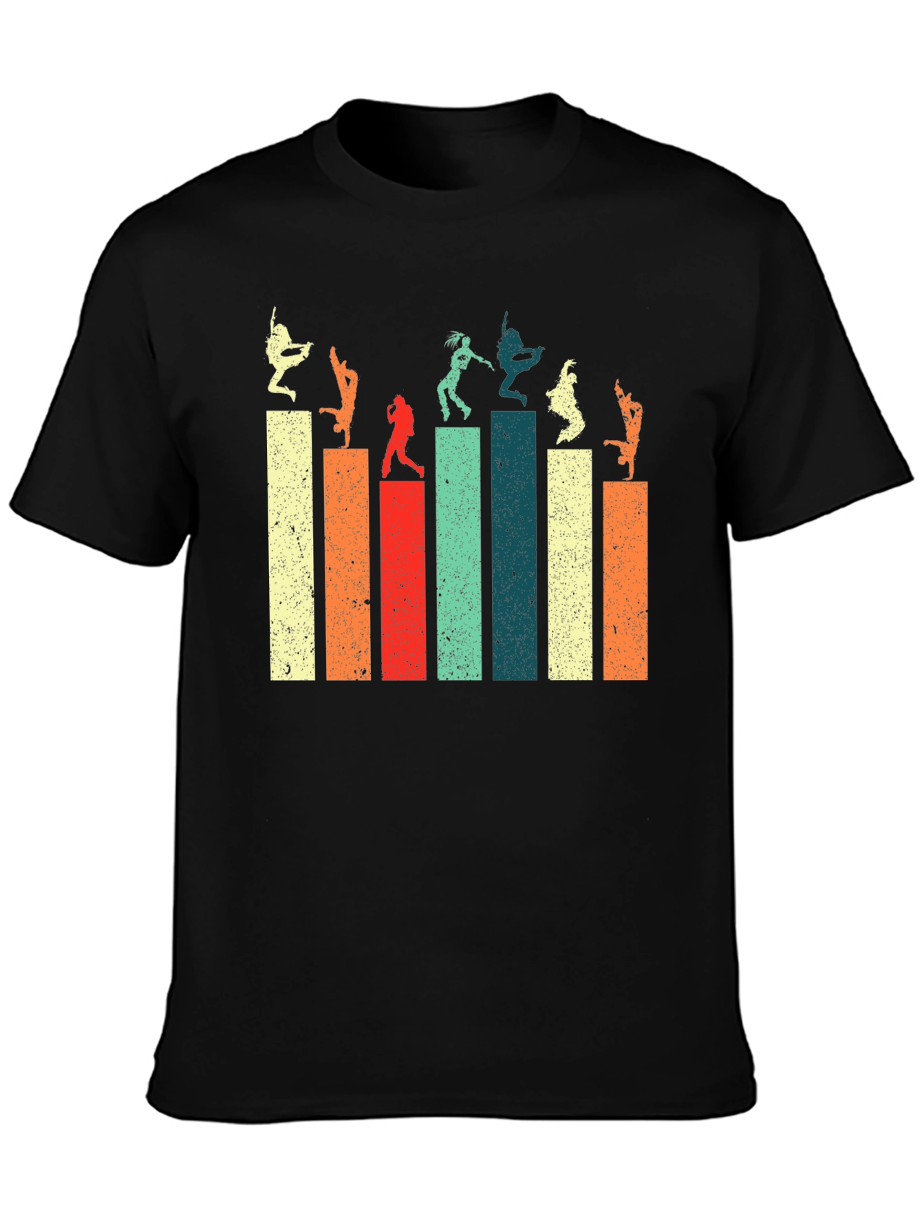 Retro Dance Silhouette Graphic Tee