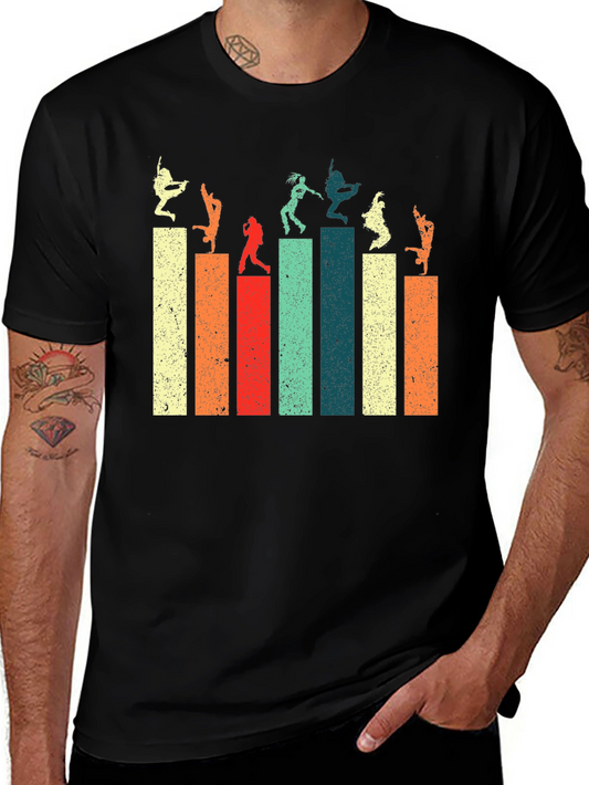Retro Dance Silhouette Graphic Tee