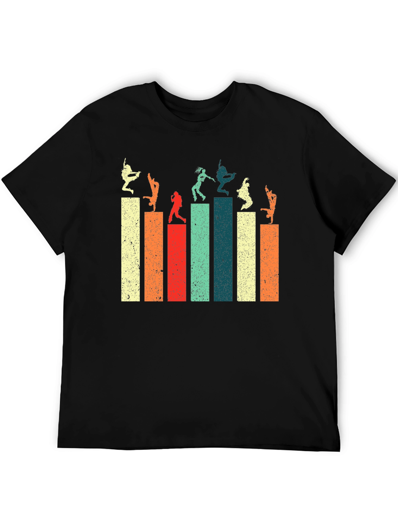 Retro Dance Silhouette Graphic Tee