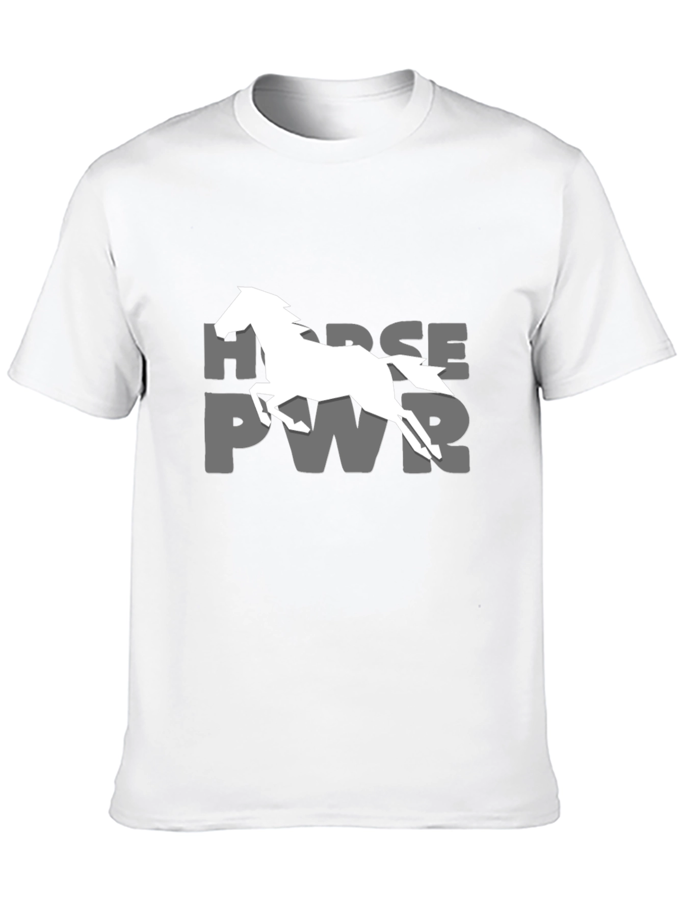 Horse Power Graphic Black T-Shirt