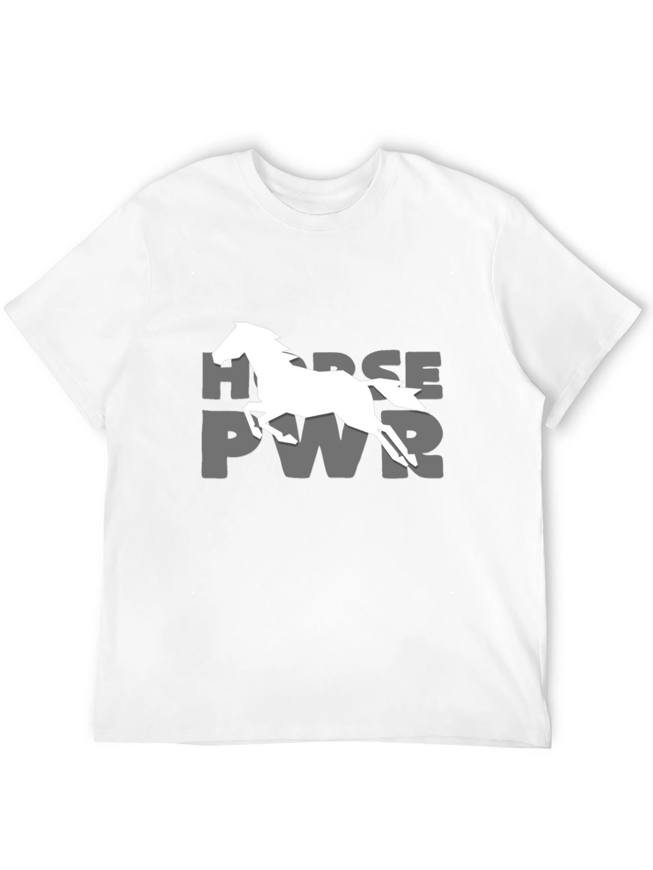 Horse Power Graphic Black T-Shirt