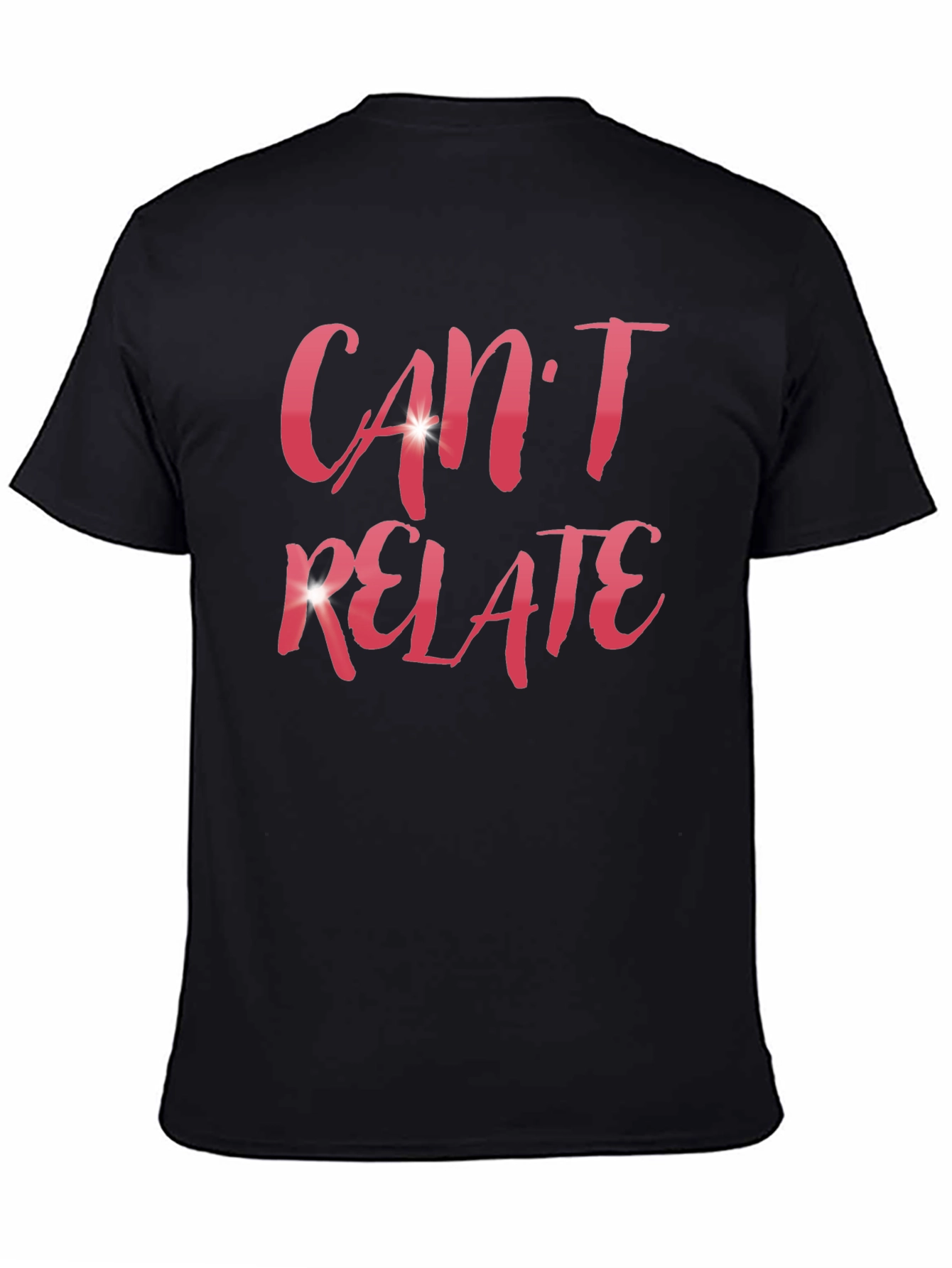 Cant Relate Black Graphic Tee