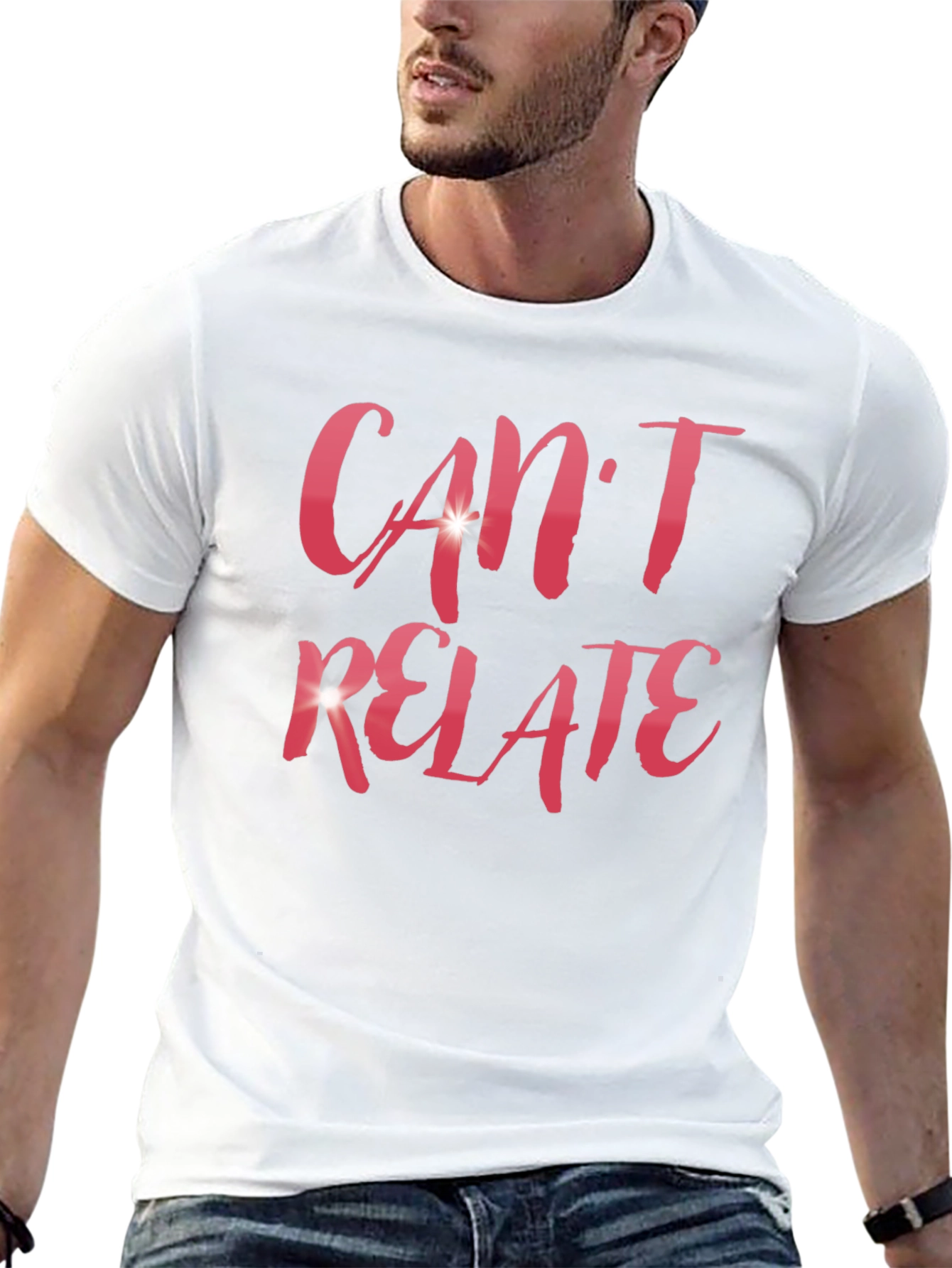 Cant Relate Black Graphic Tee