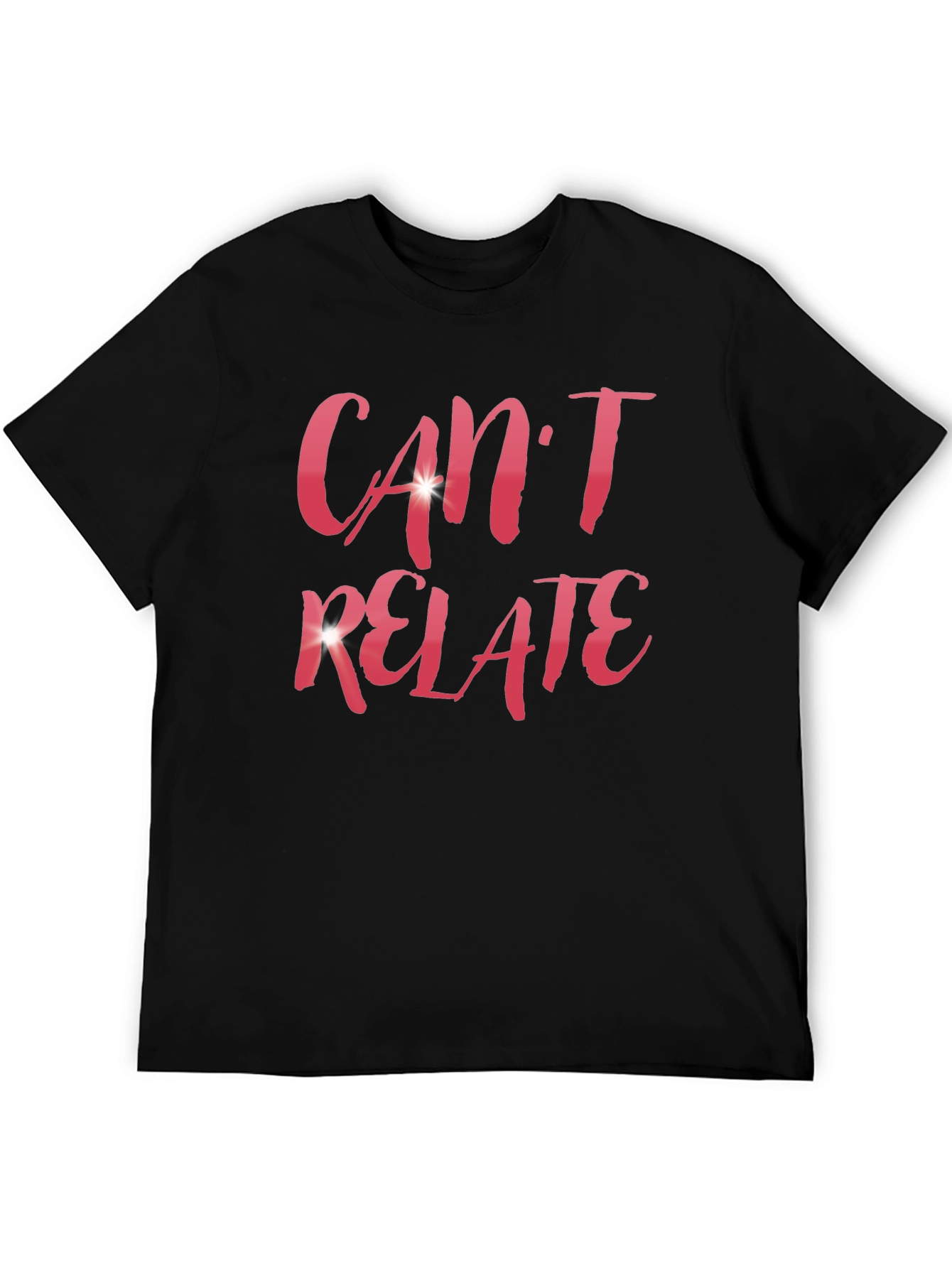 Cant Relate Black Graphic Tee