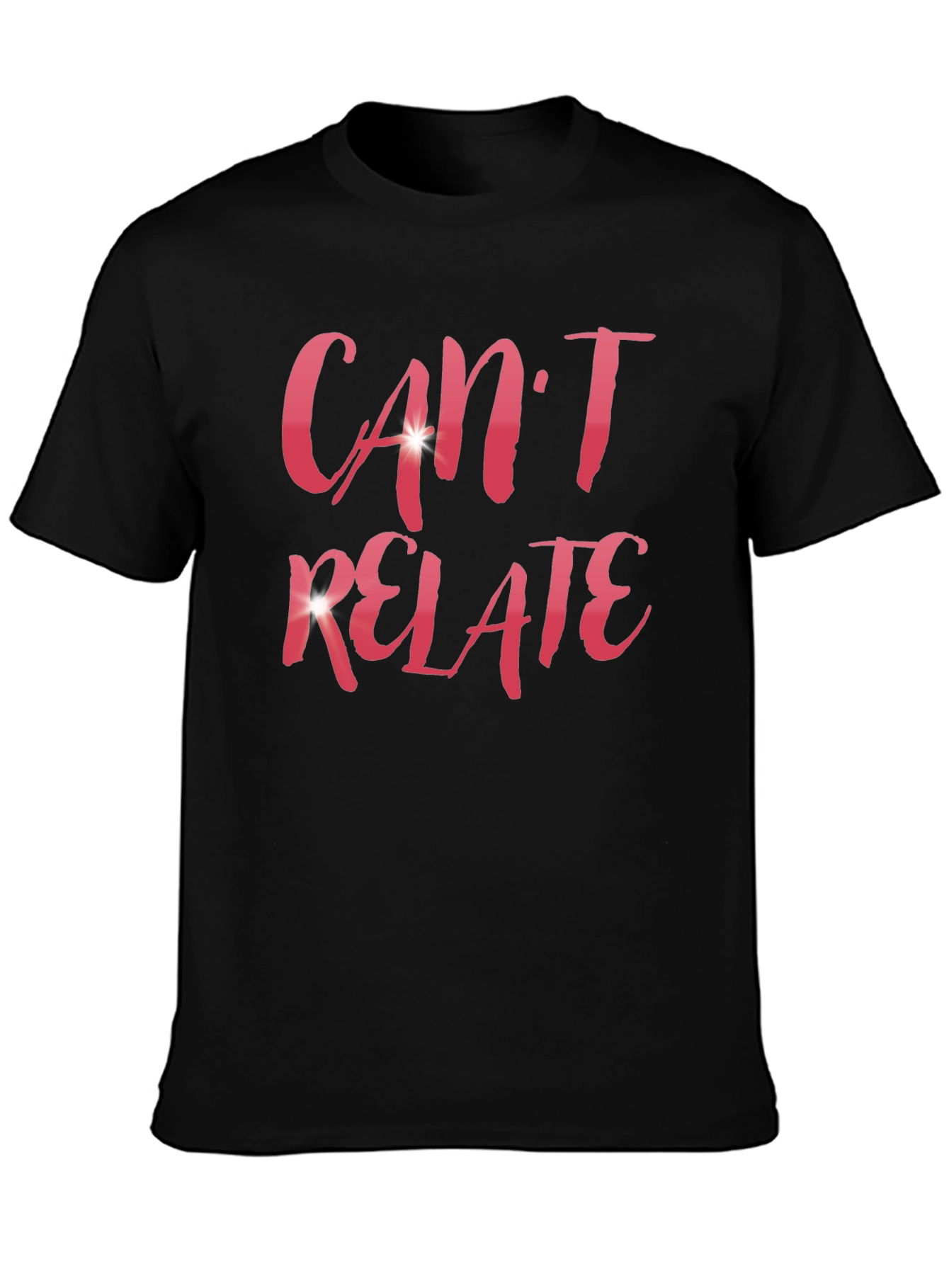 Cant Relate Black Graphic Tee