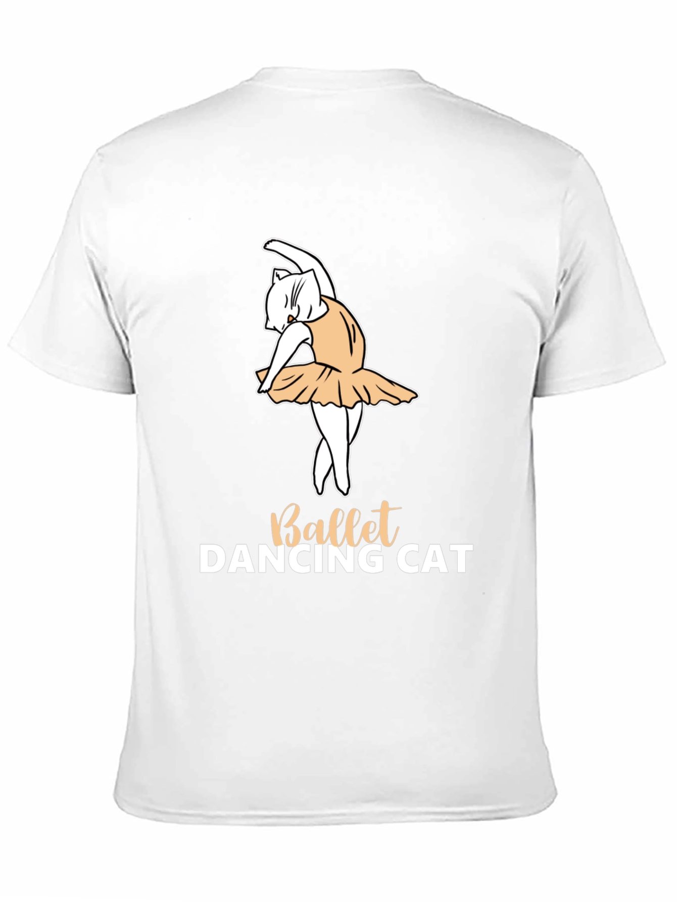 Ballet Dancing Cat Graphic T-Shirt