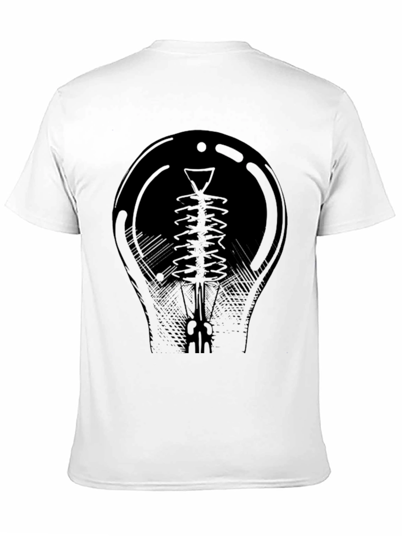 Cool Black Graphic Tee - Vacuum Tube Design