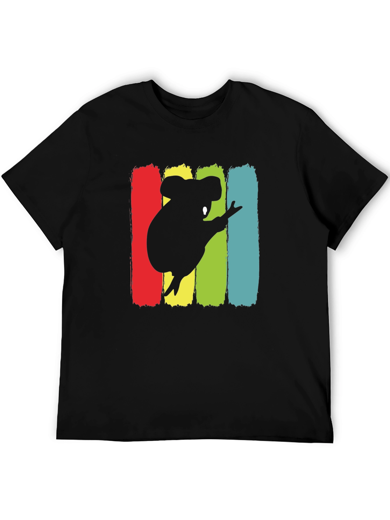 Koala Silhouette Graphic Tee - Unisex Black T-Shirt