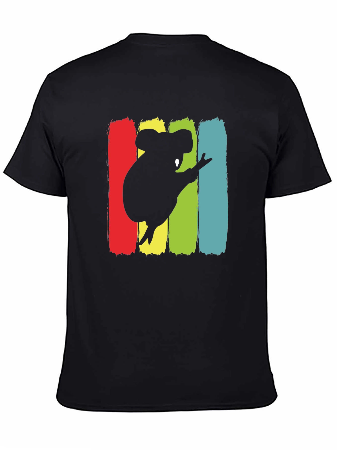 Koala Silhouette Graphic Tee - Unisex Black T-Shirt