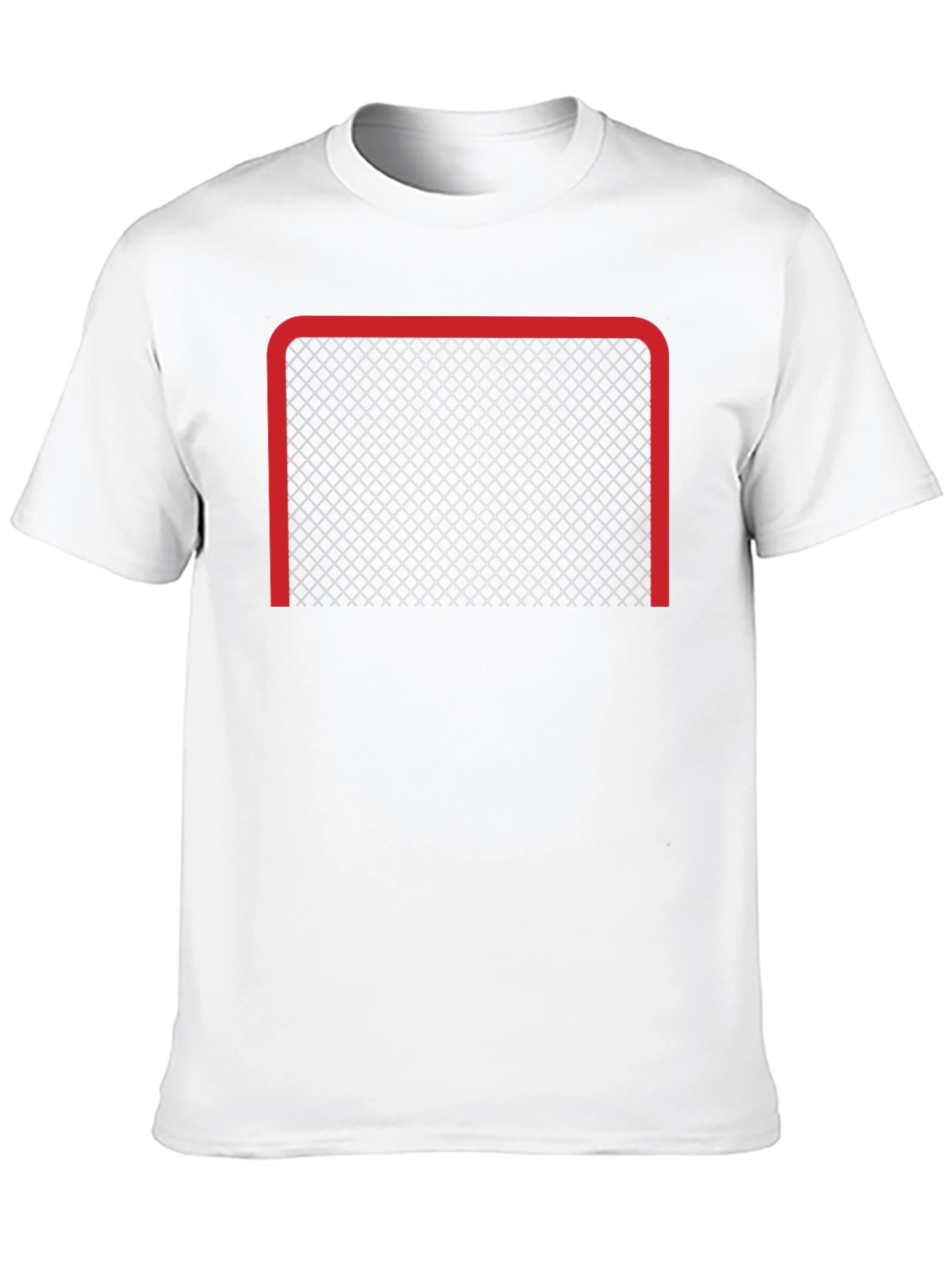 Hockey Goal Graphic Tee - Net Design T-Shirt