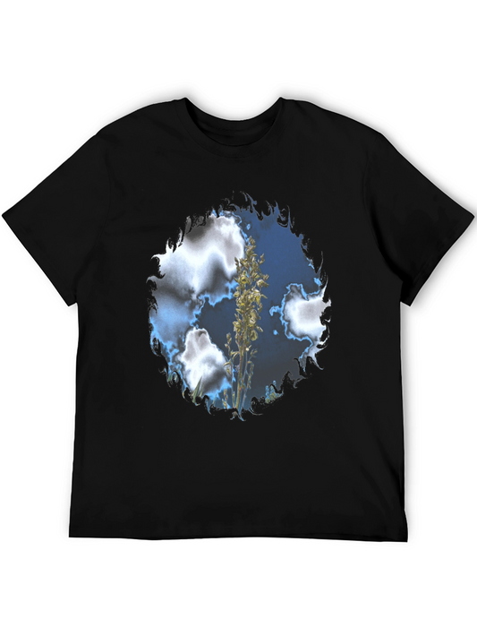 Sky High T-Shirt - Black Cotton Blend Tee