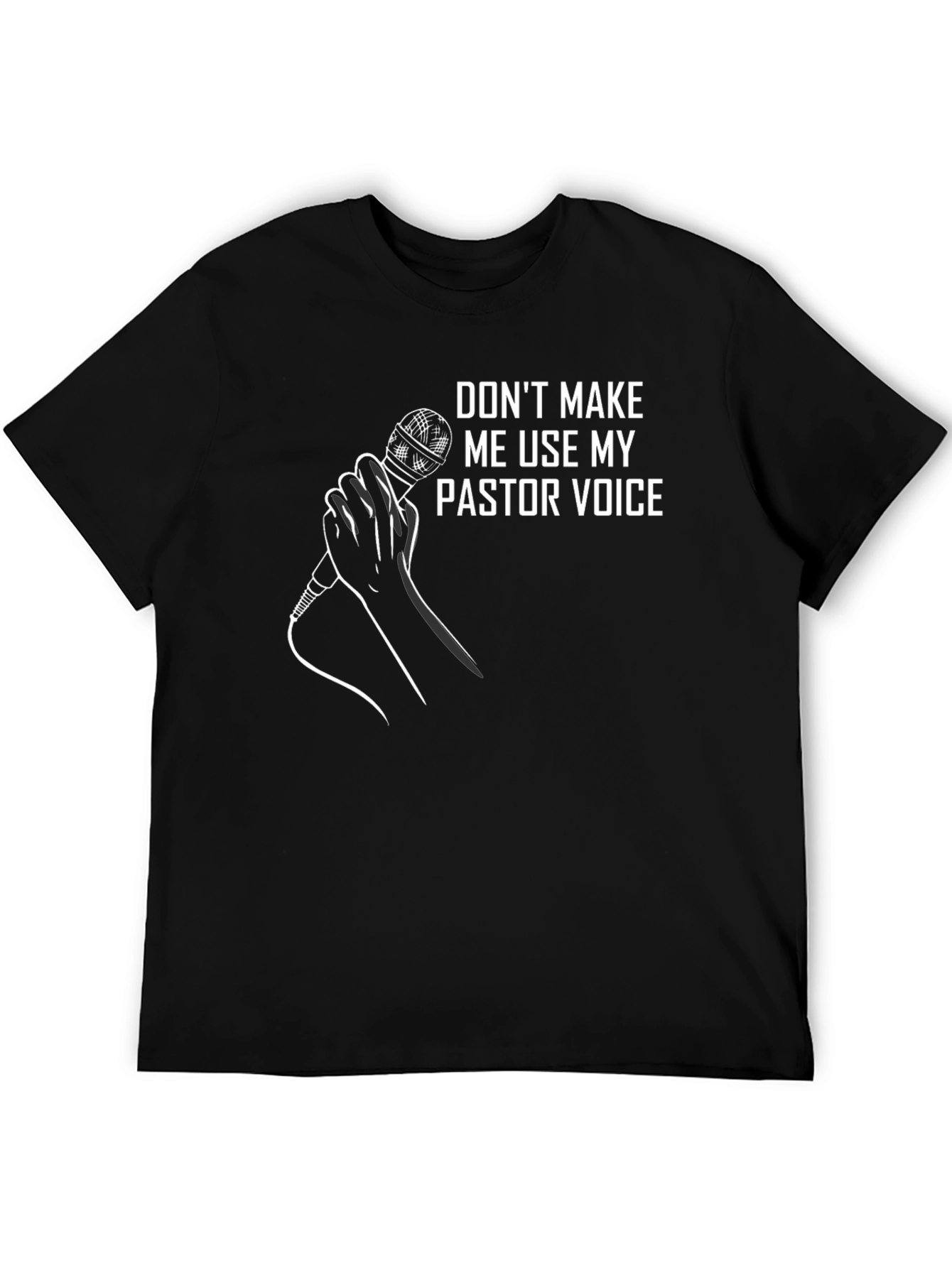 Pastor Voice T-Shirt - Funny Minister Gift