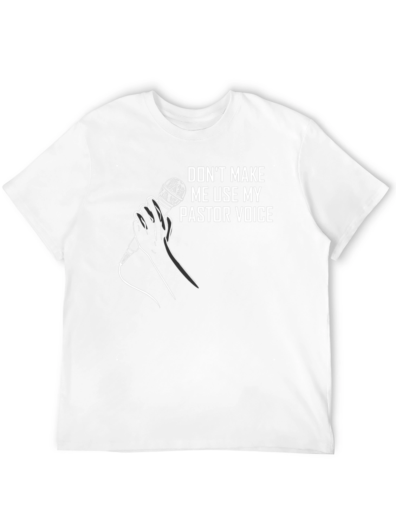 Pastor Voice T-Shirt - Funny Minister Gift