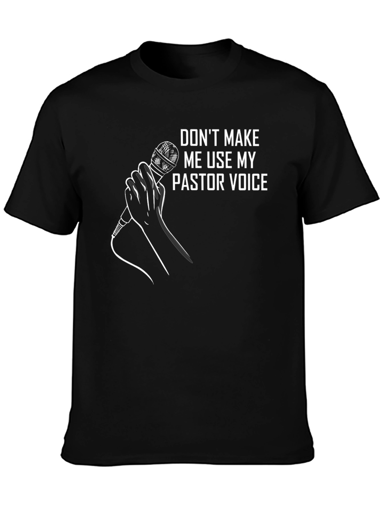 Pastor Voice T-Shirt - Funny Minister Gift