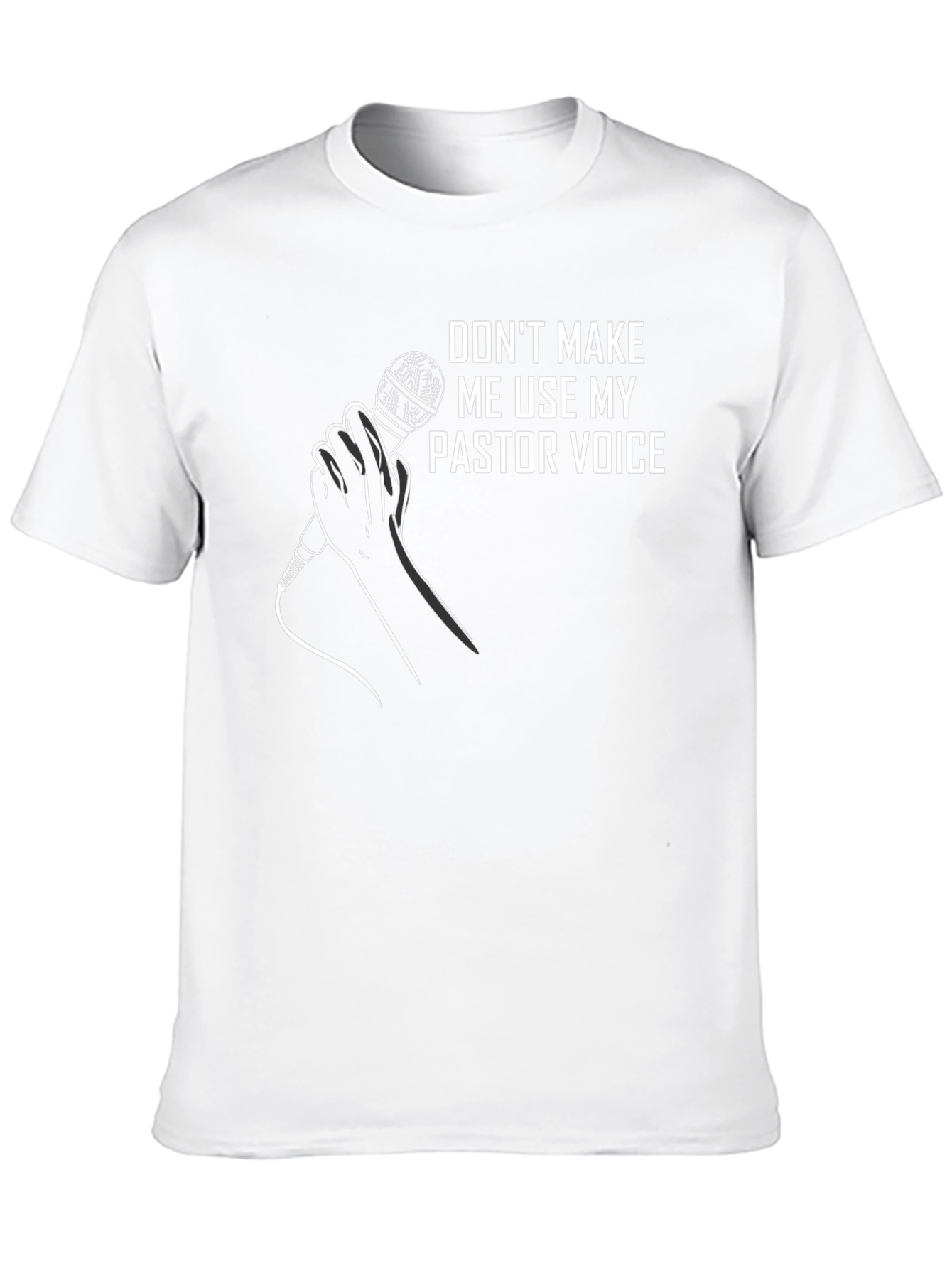 Pastor Voice T-Shirt - Funny Minister Gift