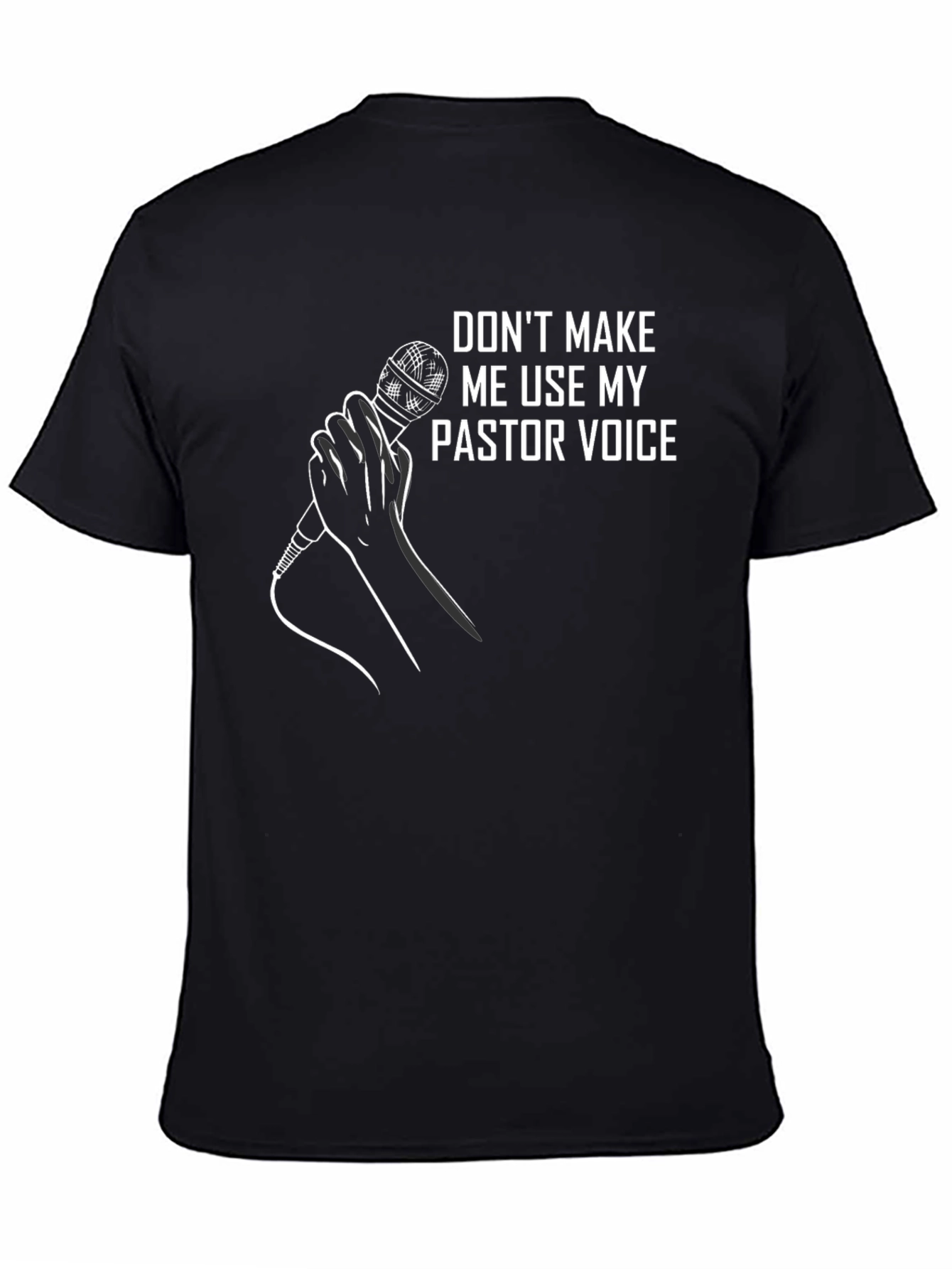 Pastor Voice T-Shirt - Funny Minister Gift