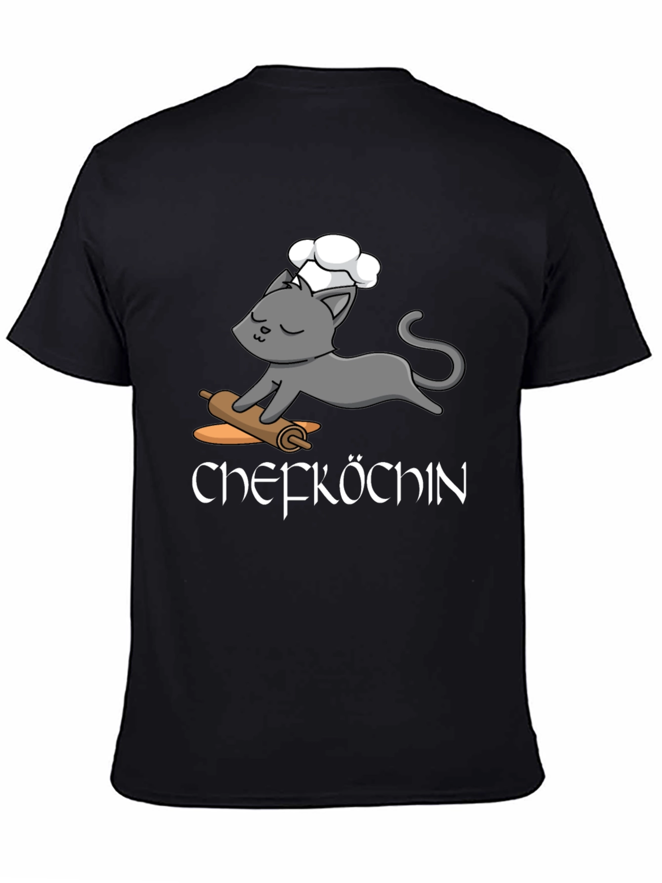 Chefkoch T-Shirt - Cute Cat Baker Design