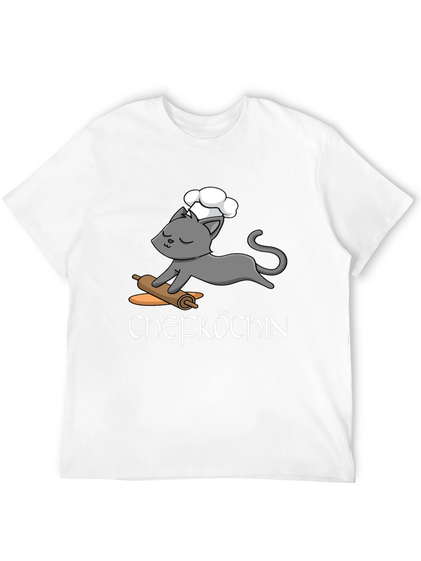 Chefkoch T-Shirt - Cute Cat Baker Design